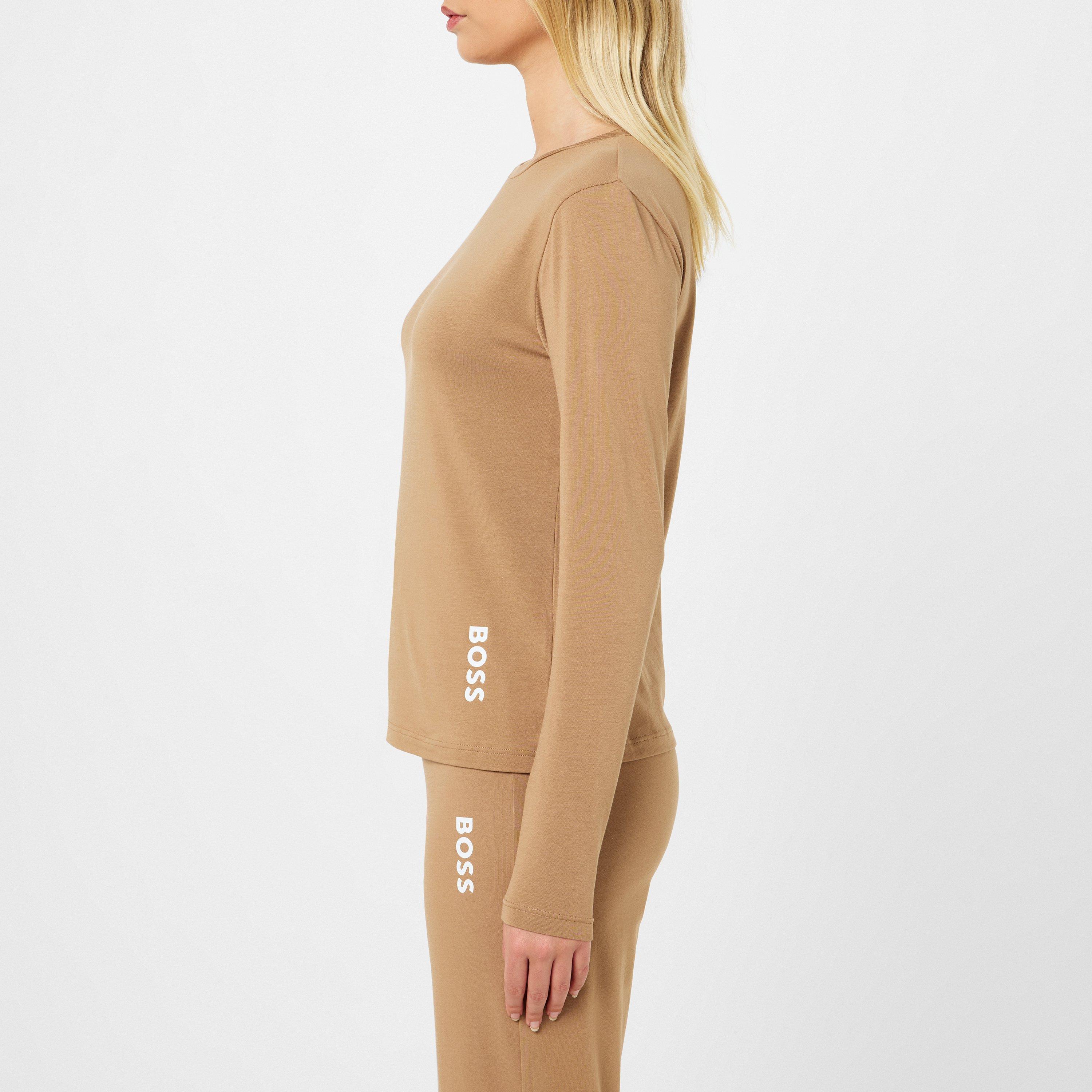 Medium Beige - Boss - Women's Long-Sleeve Lounge Set, Pyjama Set - 2