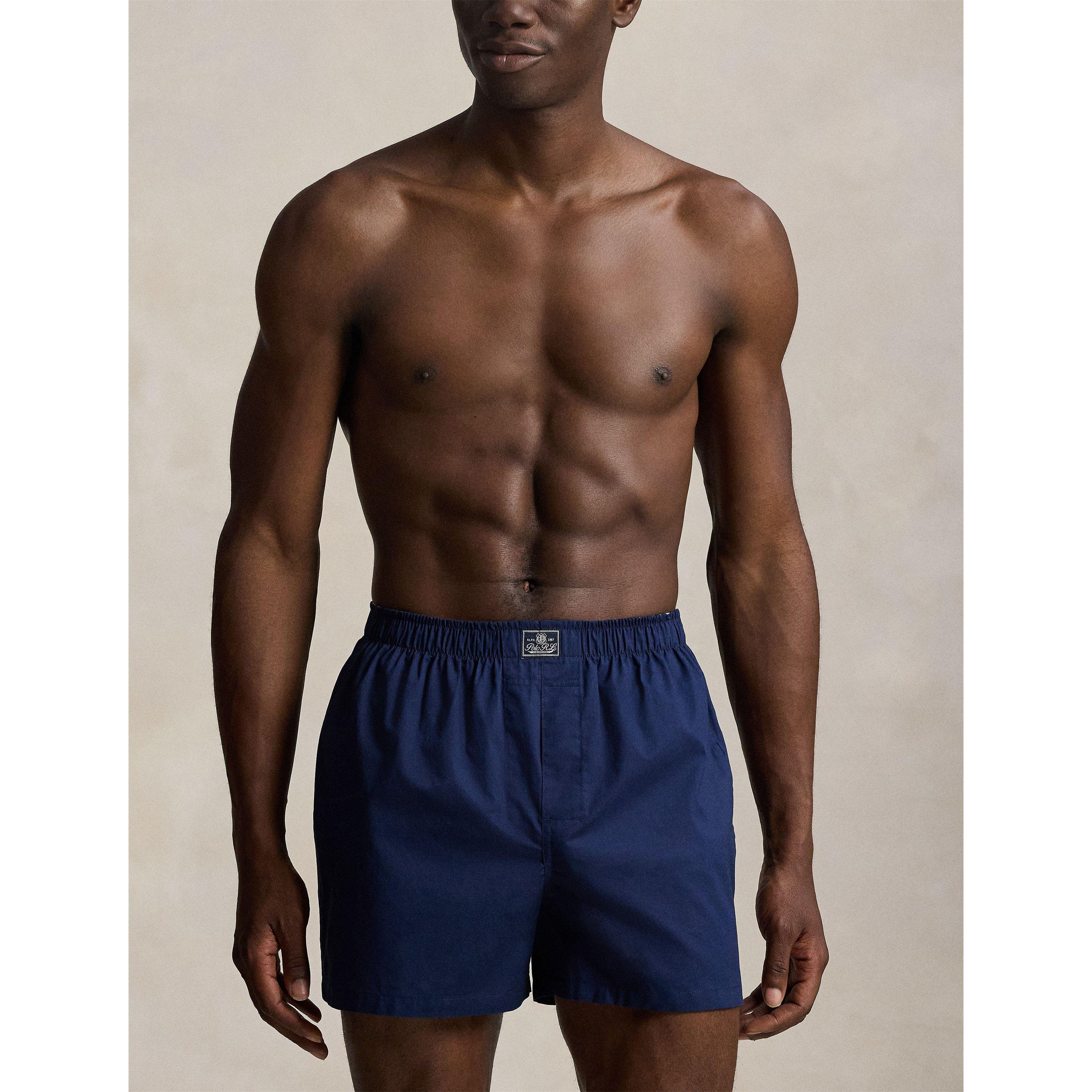 Nvy/Strp/Bear - Polo Ralph Lauren - 3 Pack Open Boxer Shorts - 3