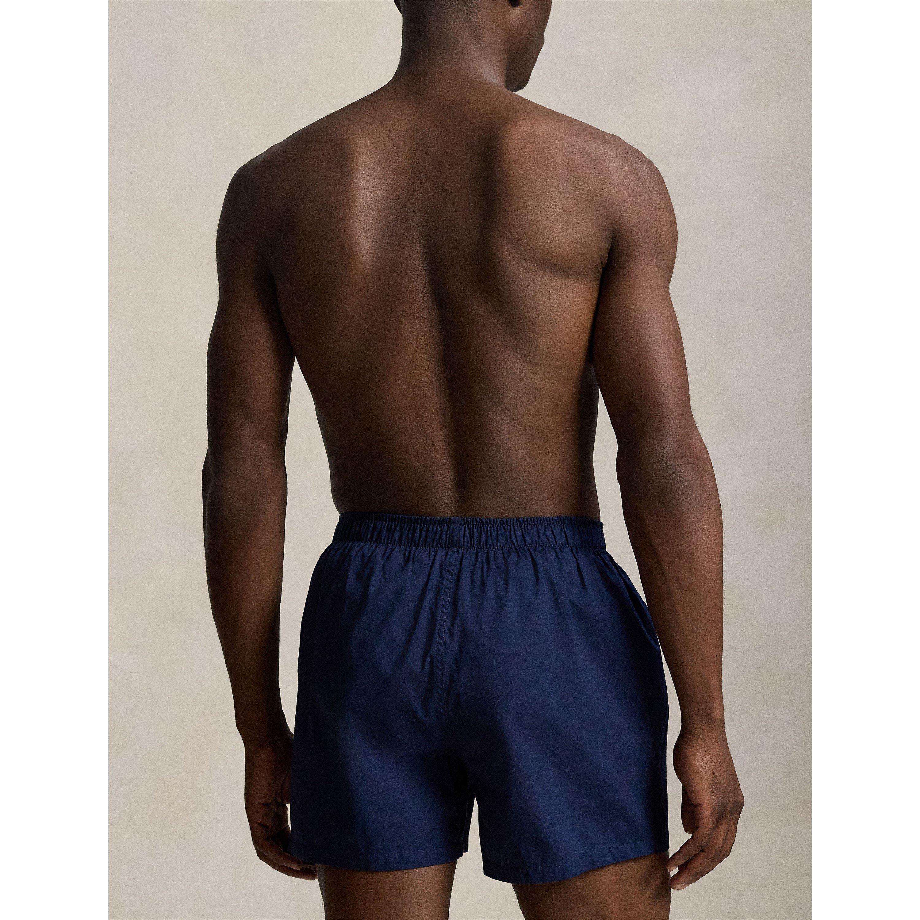 Nvy/Strp/Bear - Polo Ralph Lauren - 3 Pack Open Boxer Shorts - 4