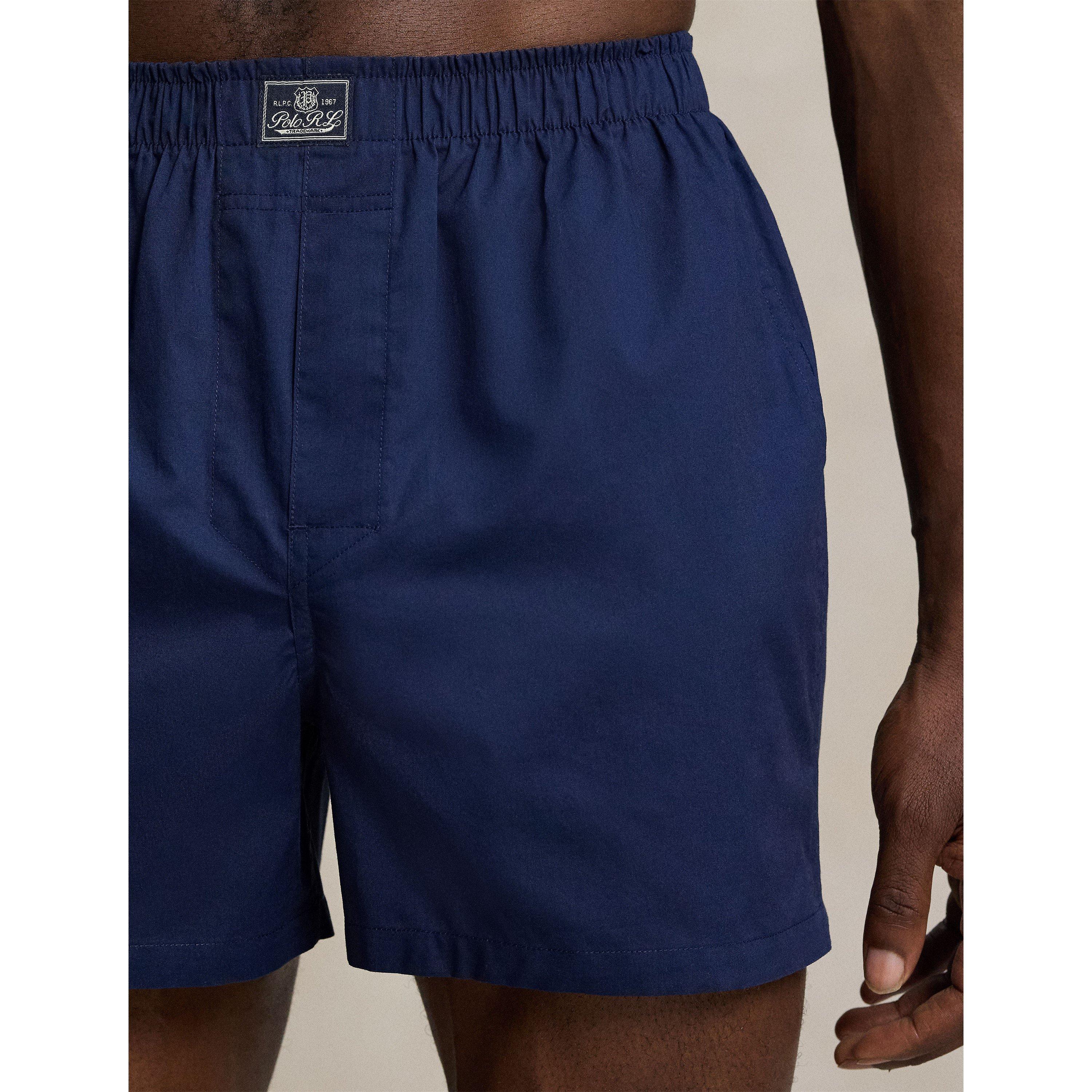 Nvy/Strp/Bear - Polo Ralph Lauren - 3 Pack Open Boxer Shorts - 5