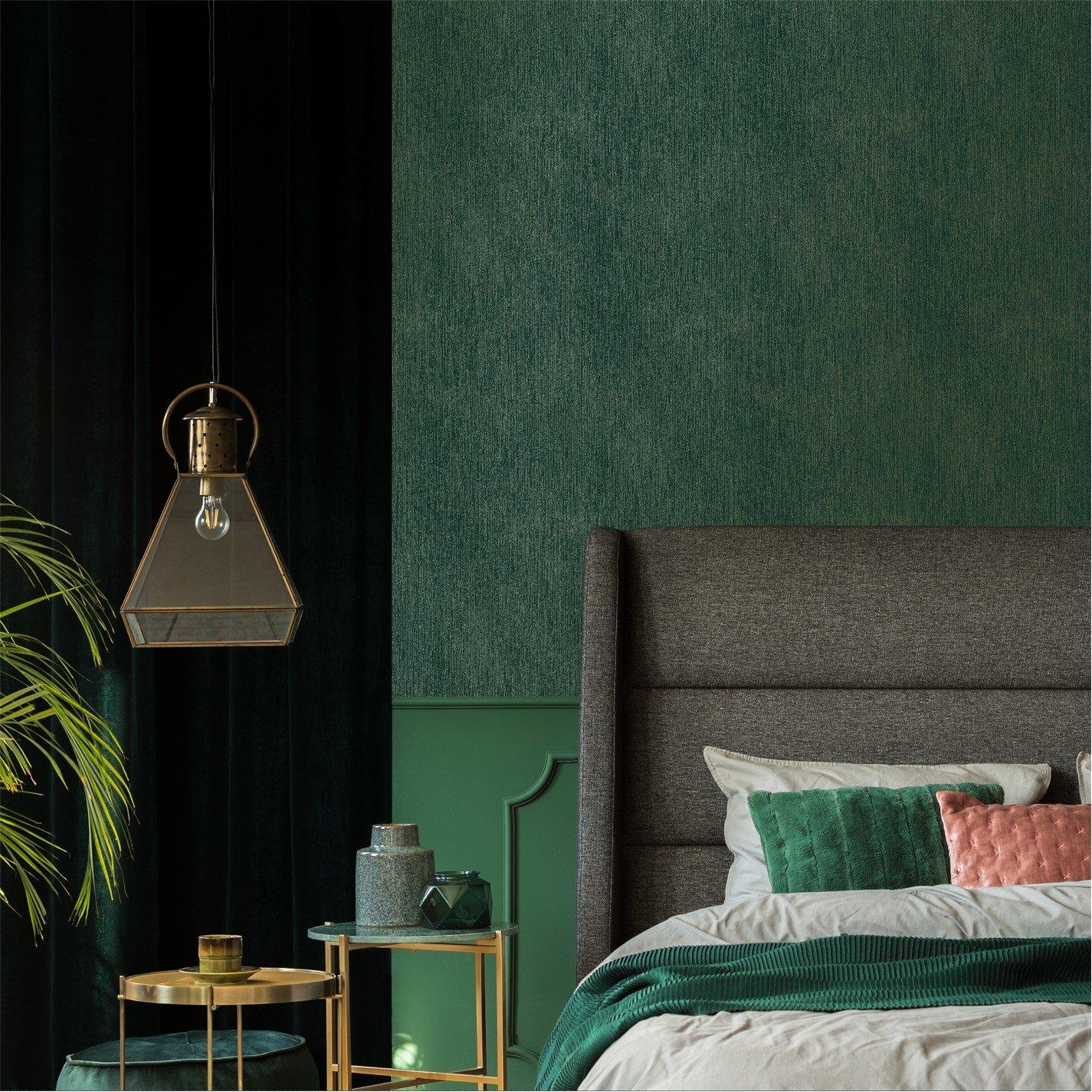 Boutique  Refine Texture Wallpaper Green