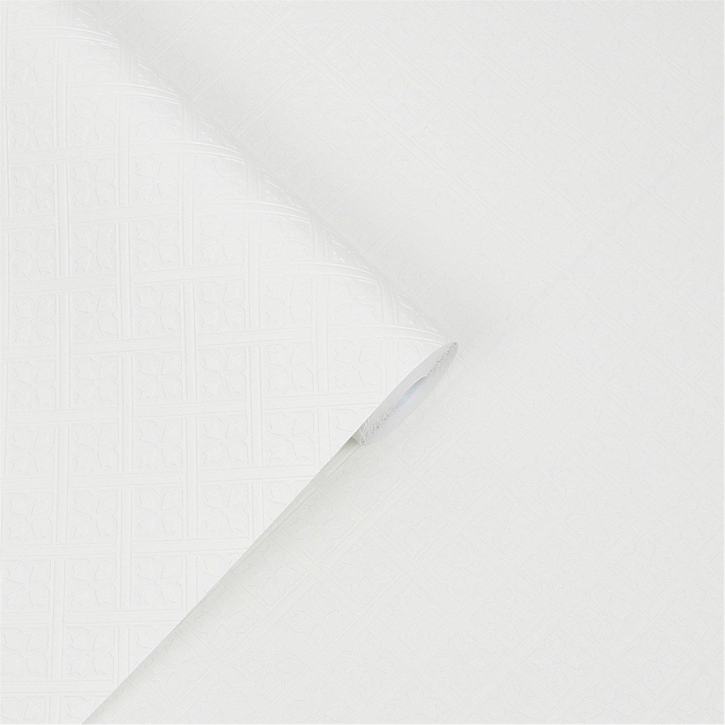 White - Laura Ashley - Mr Jones Paintable Wallpaper - 3