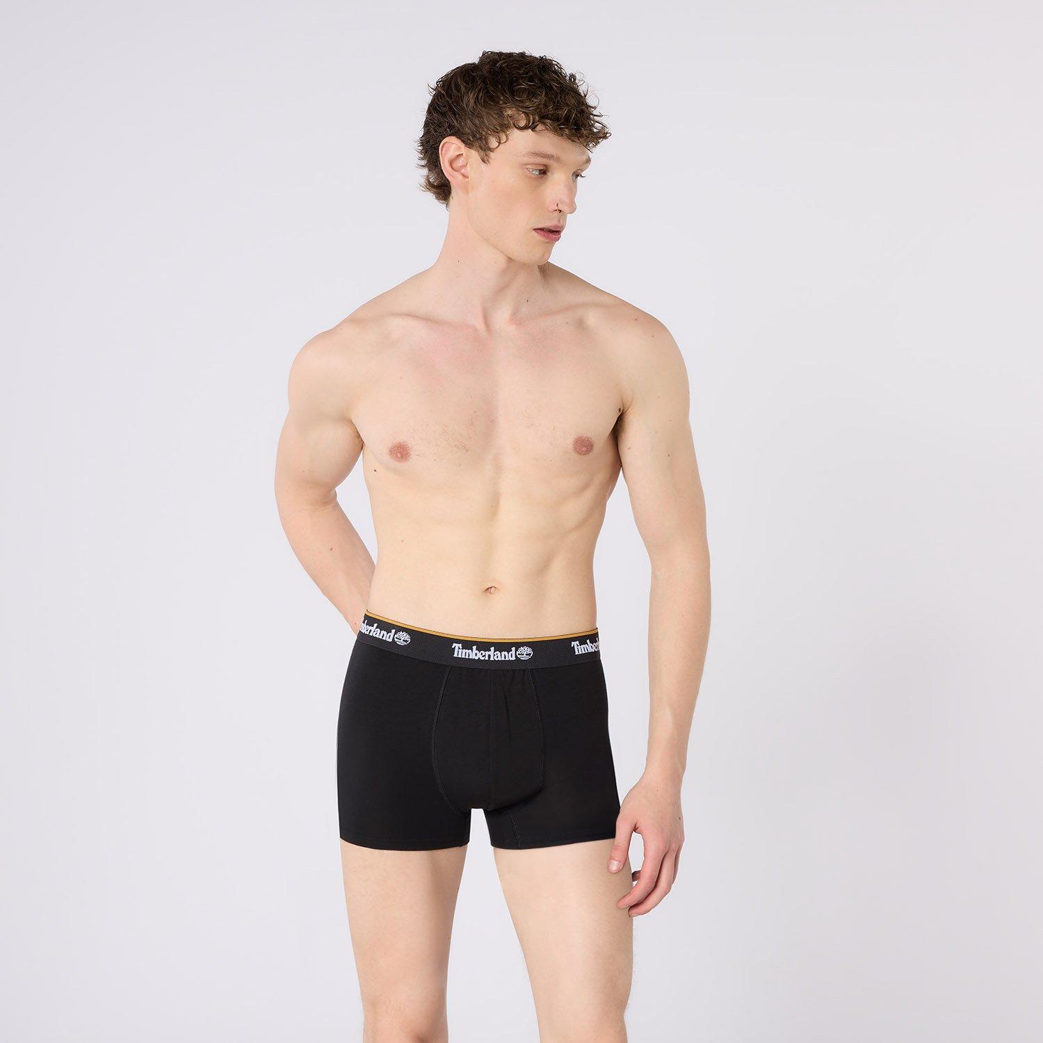 Schwarz - Timberland - Timberland Mens 5 Pack Trunks BASS - 7