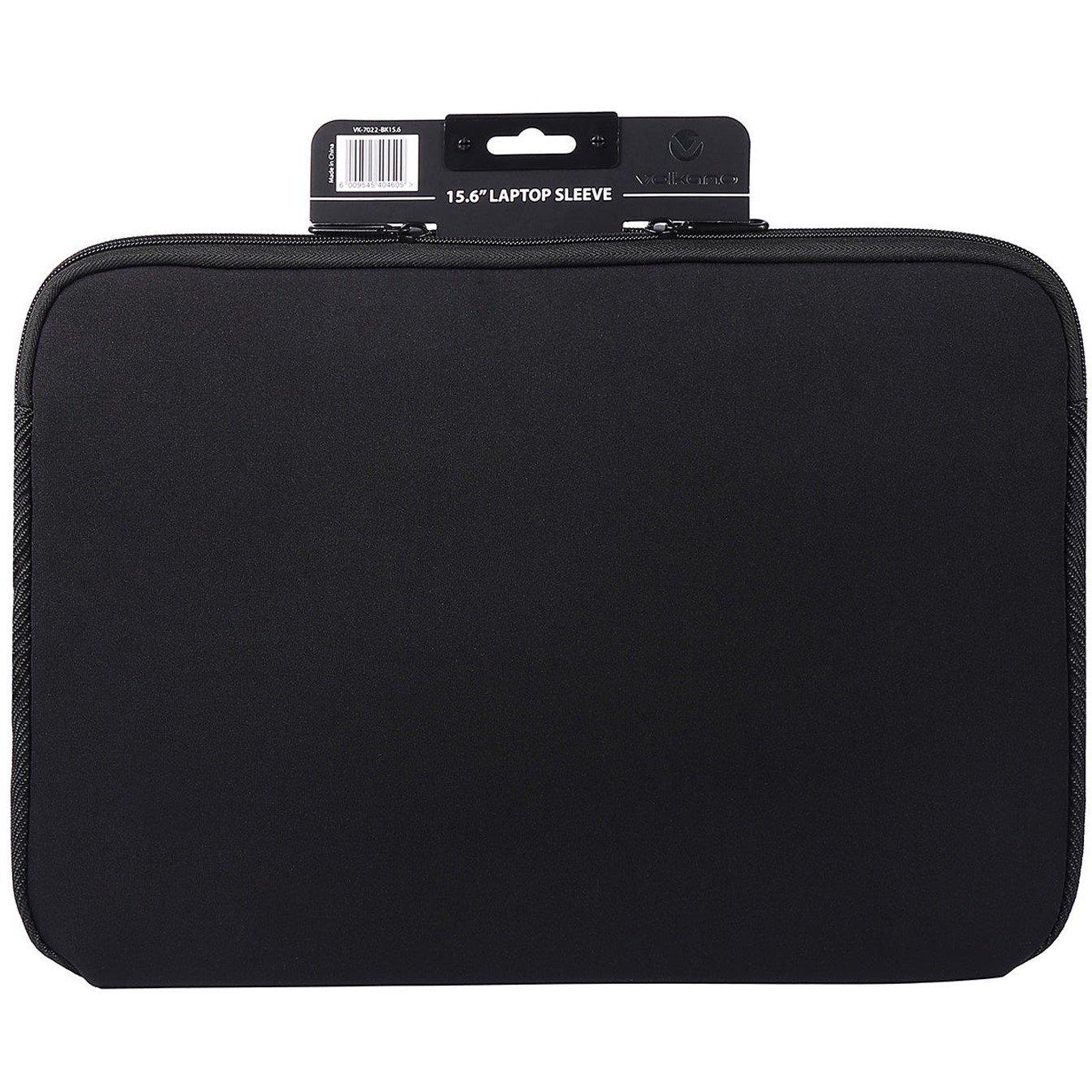 Black - Volkano - Wrap Series 15.6 Laptop Sleeve Pouch - 2