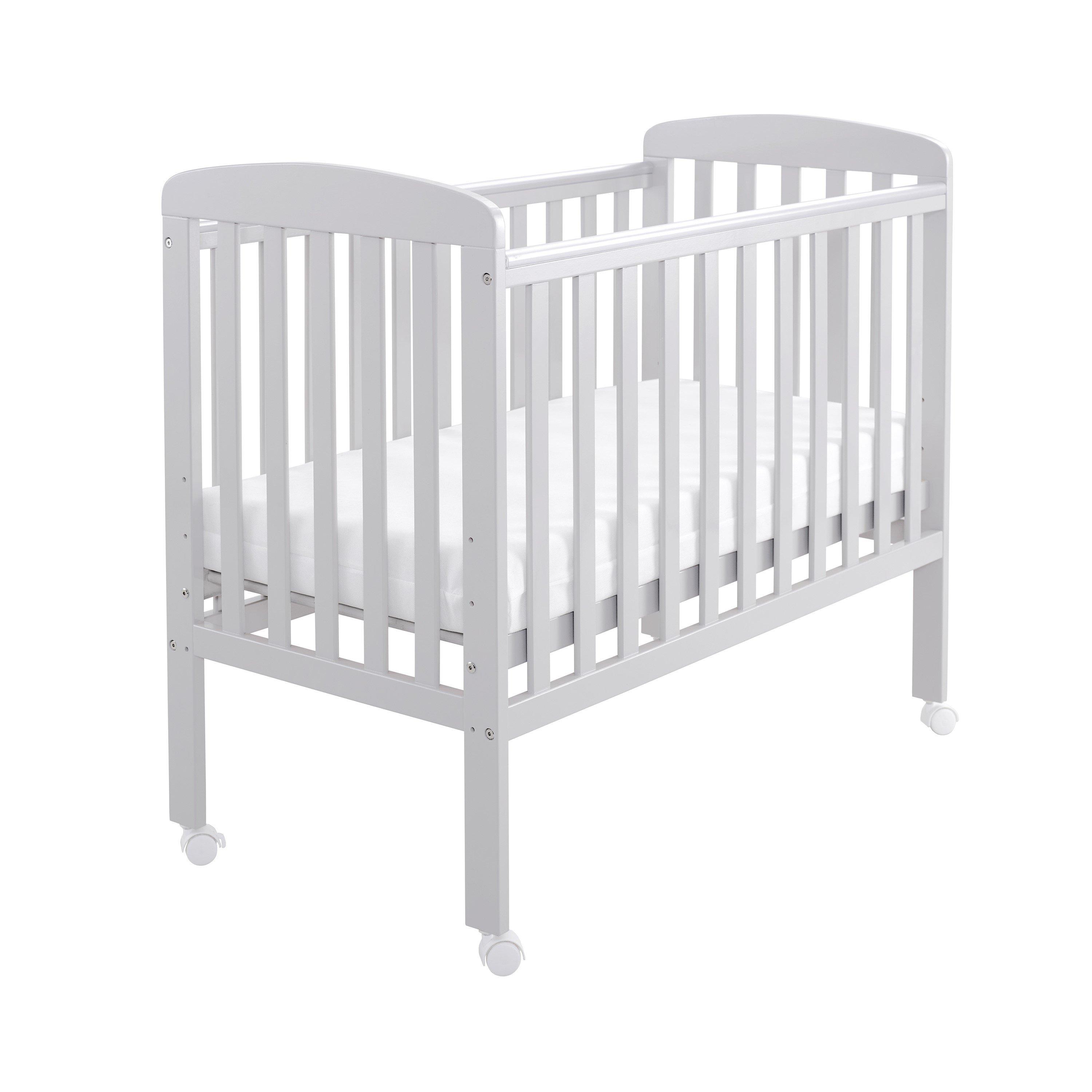 Grey - Babymore - Babymore Space Saver Cot GREY - 1