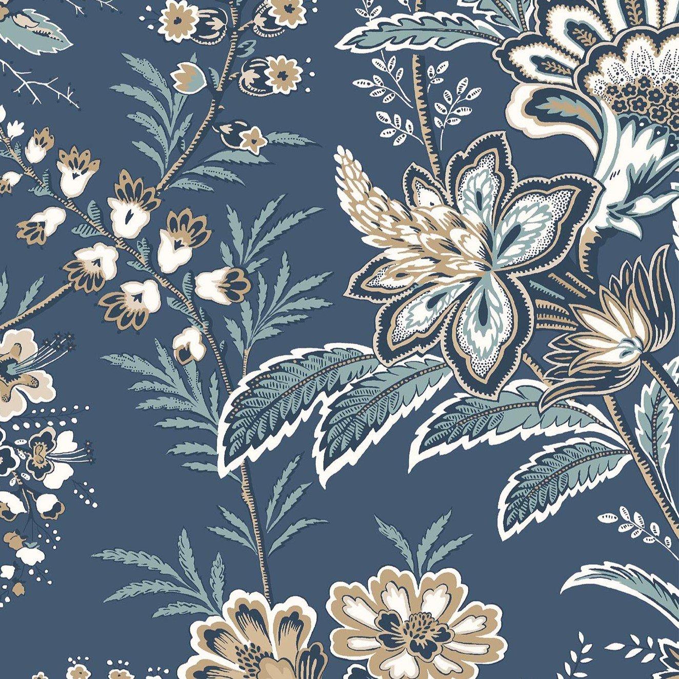 Blue - Laura Ashley - Marlbrook Dusky Seaspray Wallpaper - 5