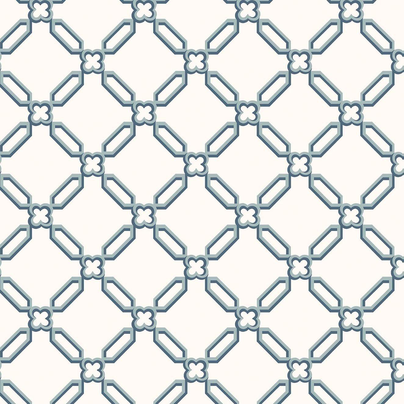 Blue - Laura Ashley - Westminster Dusky Seaspray Wallpaper - 5