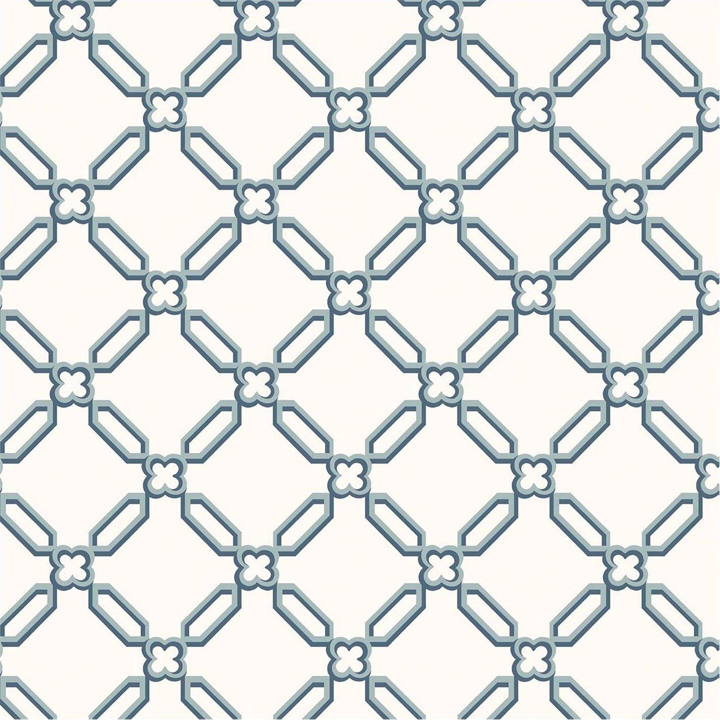 Blue - Laura Ashley - Westminster Dusky Seaspray Wallpaper - 4