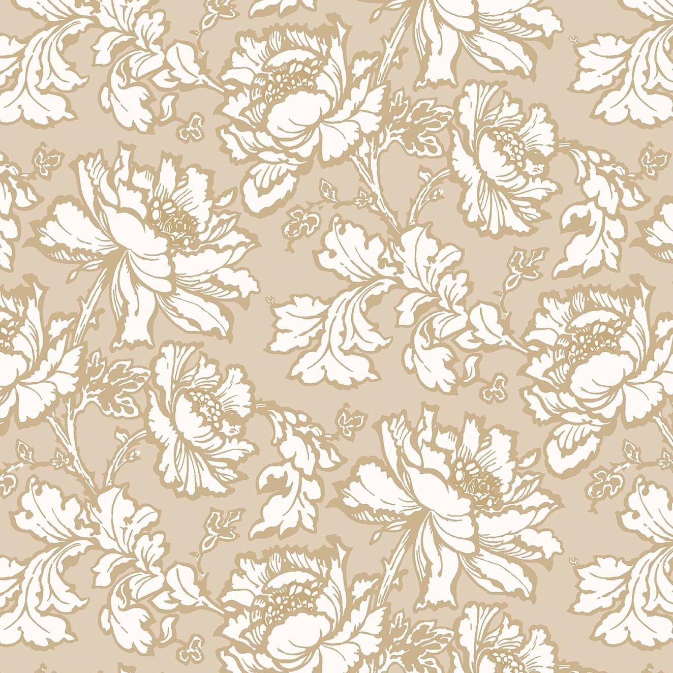 Gold - Laura Ashley - Tamara Gold Wallpaper - 5