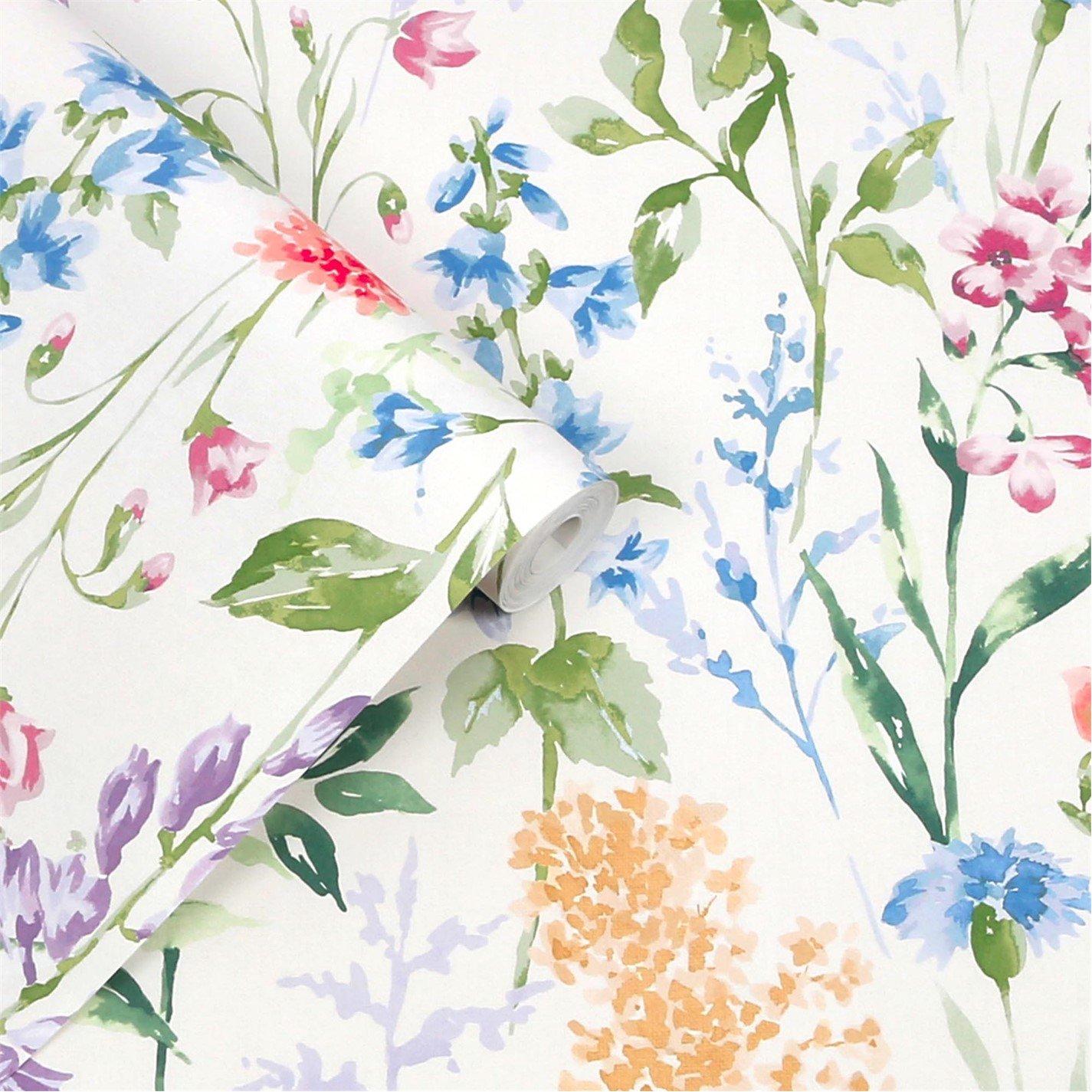 White - Laura Ashley - Elston Garden Wallpaper - 3