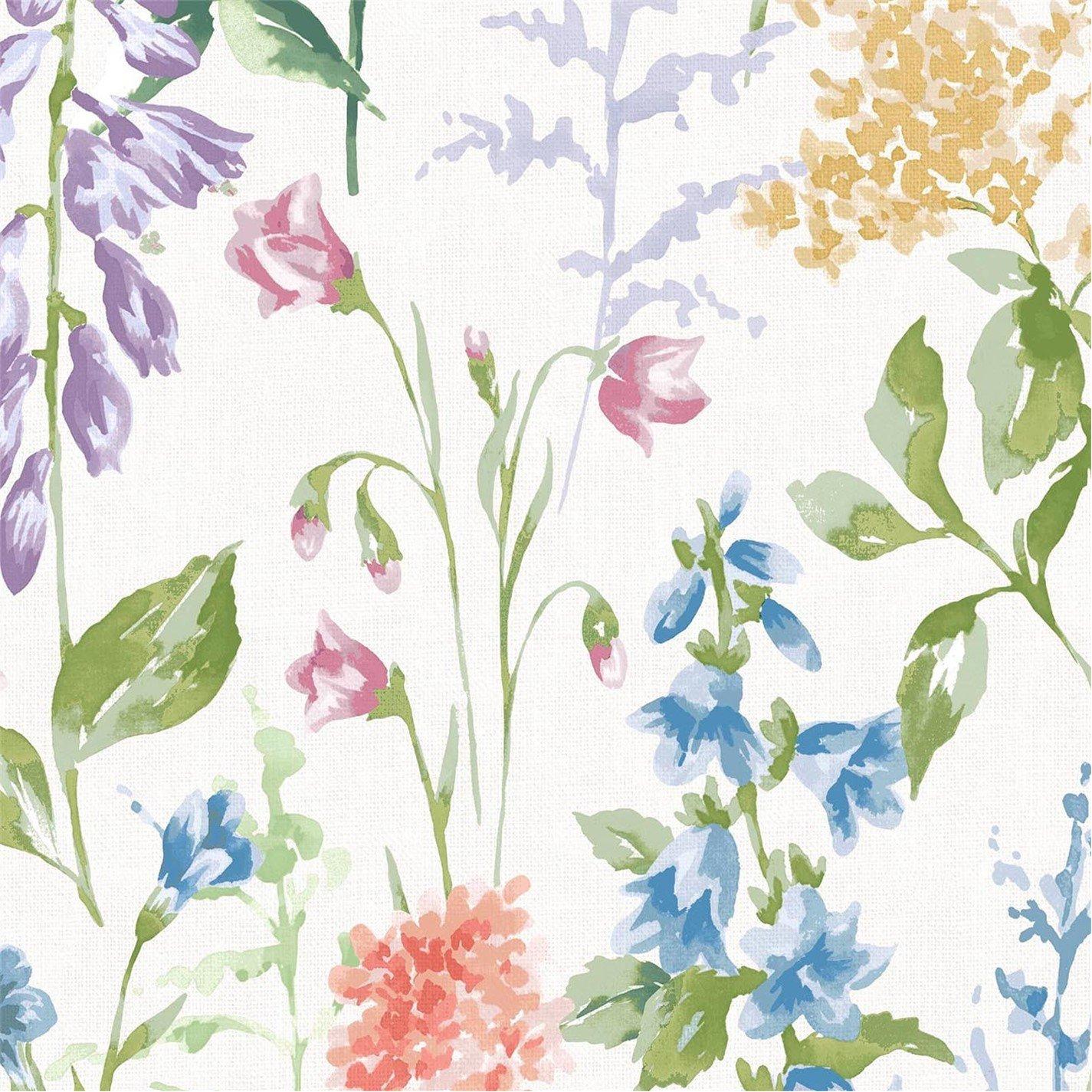 White - Laura Ashley - Elston Garden Wallpaper - 4