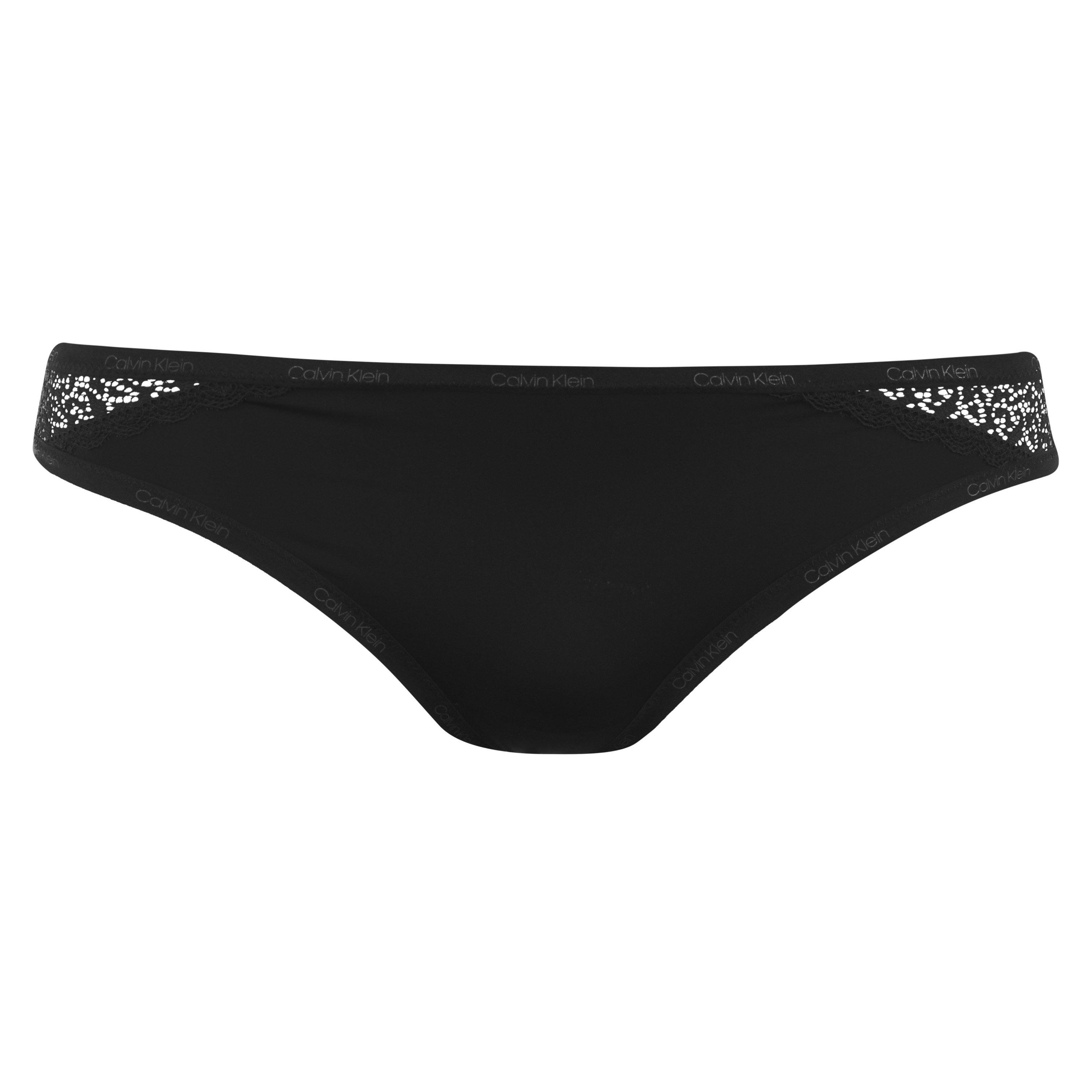 Black 001 - Calvin Klein - Flirty Brazilian Briefs - 1