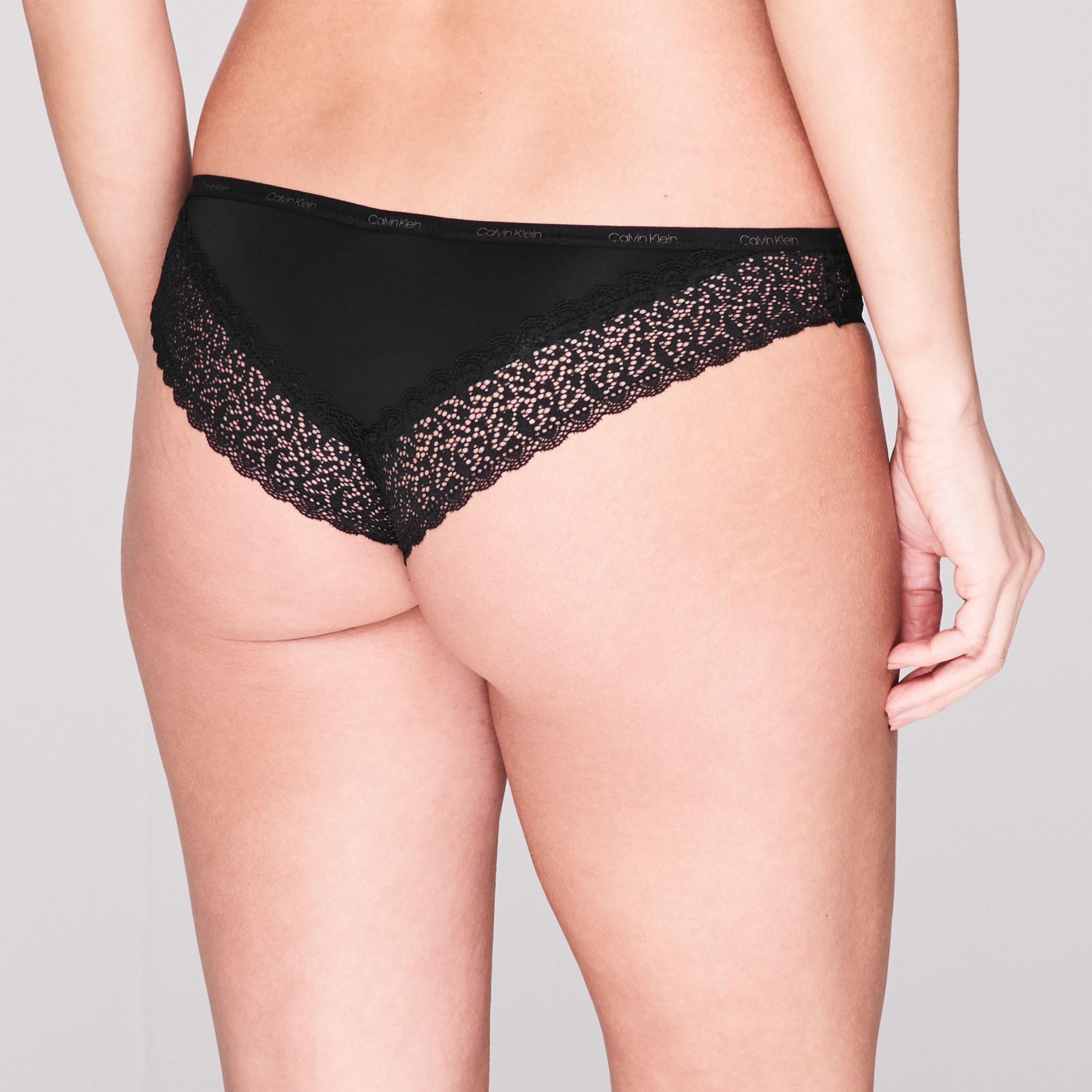 Preto 001 - Calvin Klein - Flirty Brazilian Briefs - 3