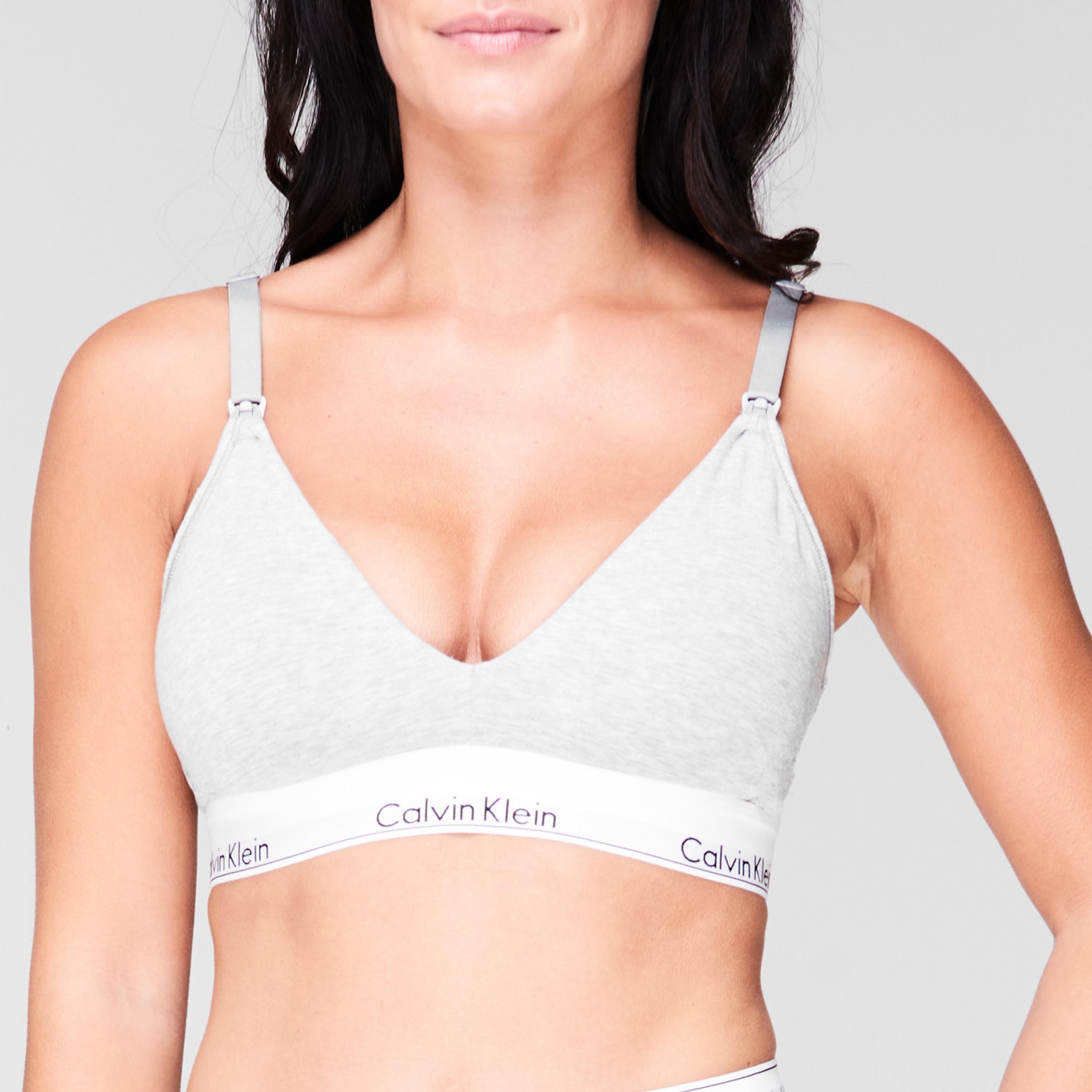 Grey Hthr 020 - Calvin Klein - Maternity Bralette - 2