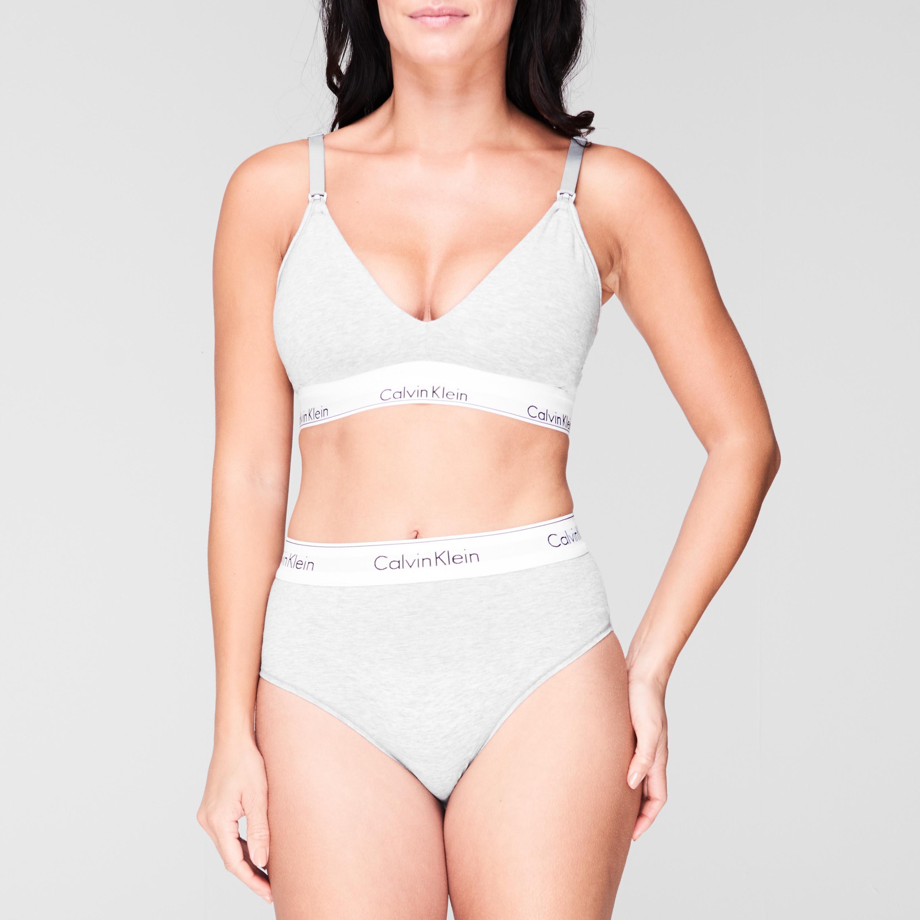 Grey Hthr 020 - Calvin Klein - Maternity Bralette - 4