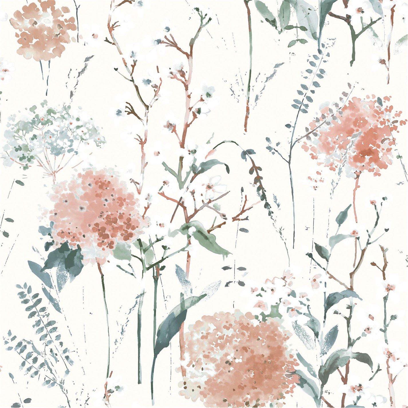 Pink - Laura Ashley - Pallington Bloom Plaster Pink Wallpaper - 2