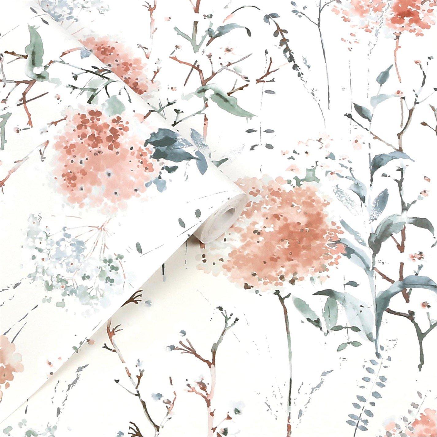 Pink - Laura Ashley - Pallington Bloom Plaster Pink Wallpaper - 3