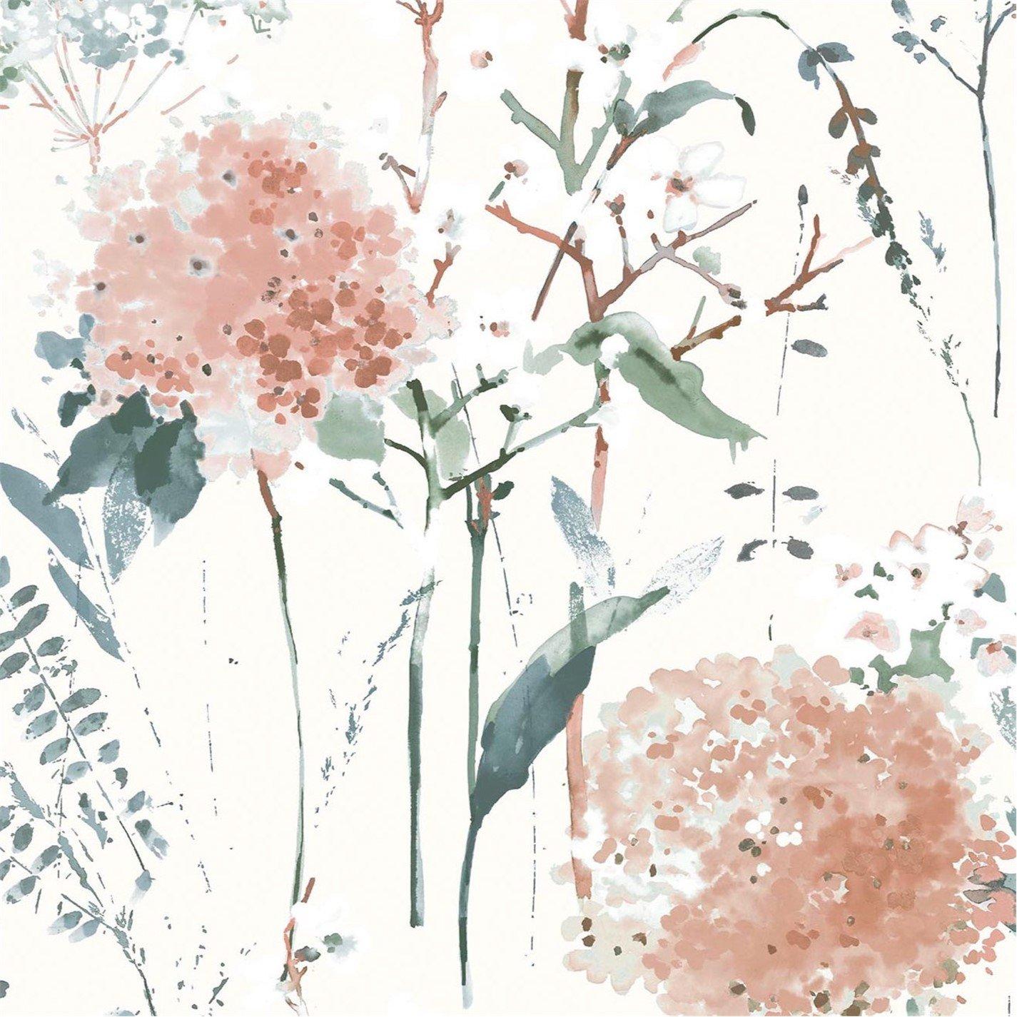 Pink - Laura Ashley - Pallington Bloom Plaster Pink Wallpaper - 4