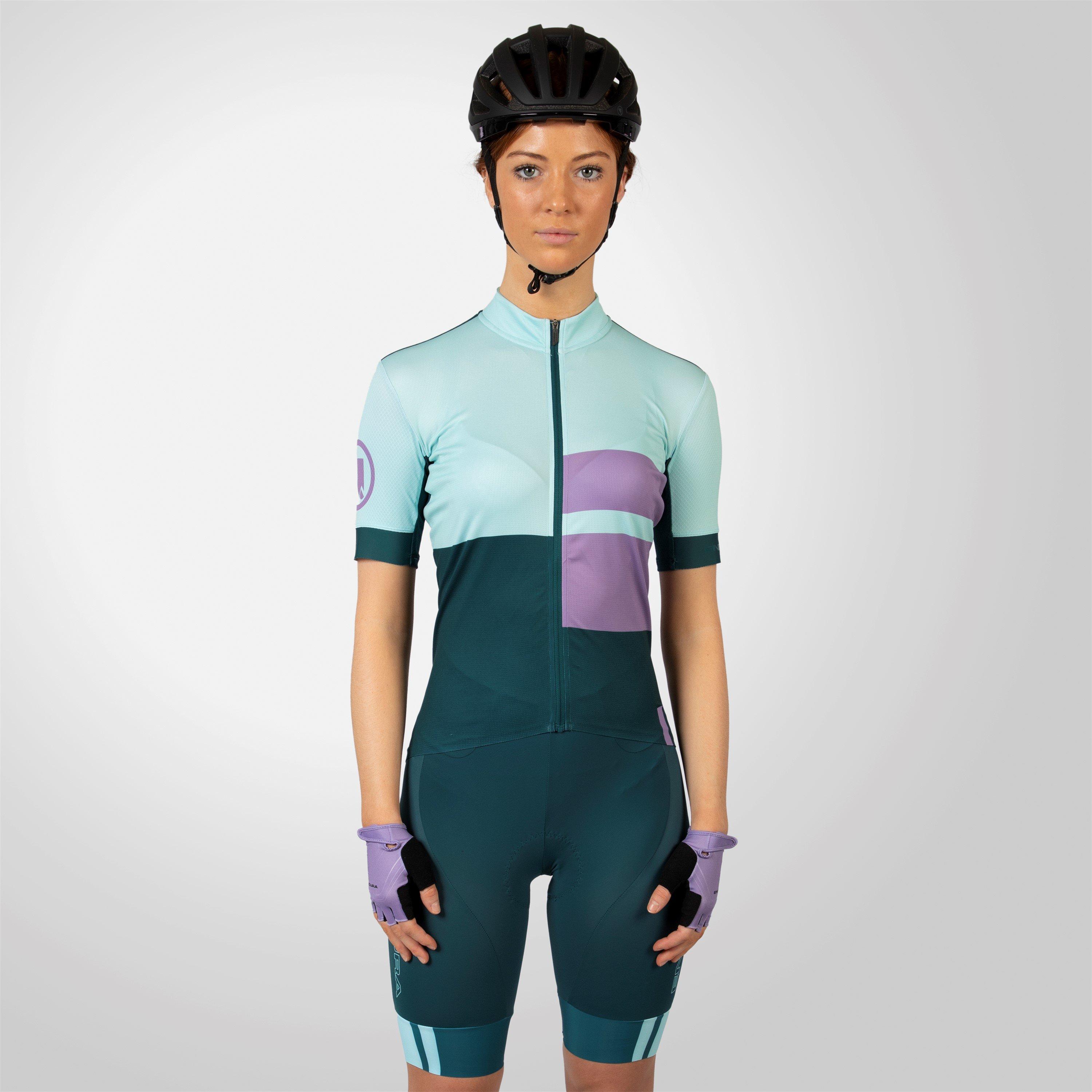 Violet - Endura - FS260 Print Short Sleeve Jersey Ladies - 2
