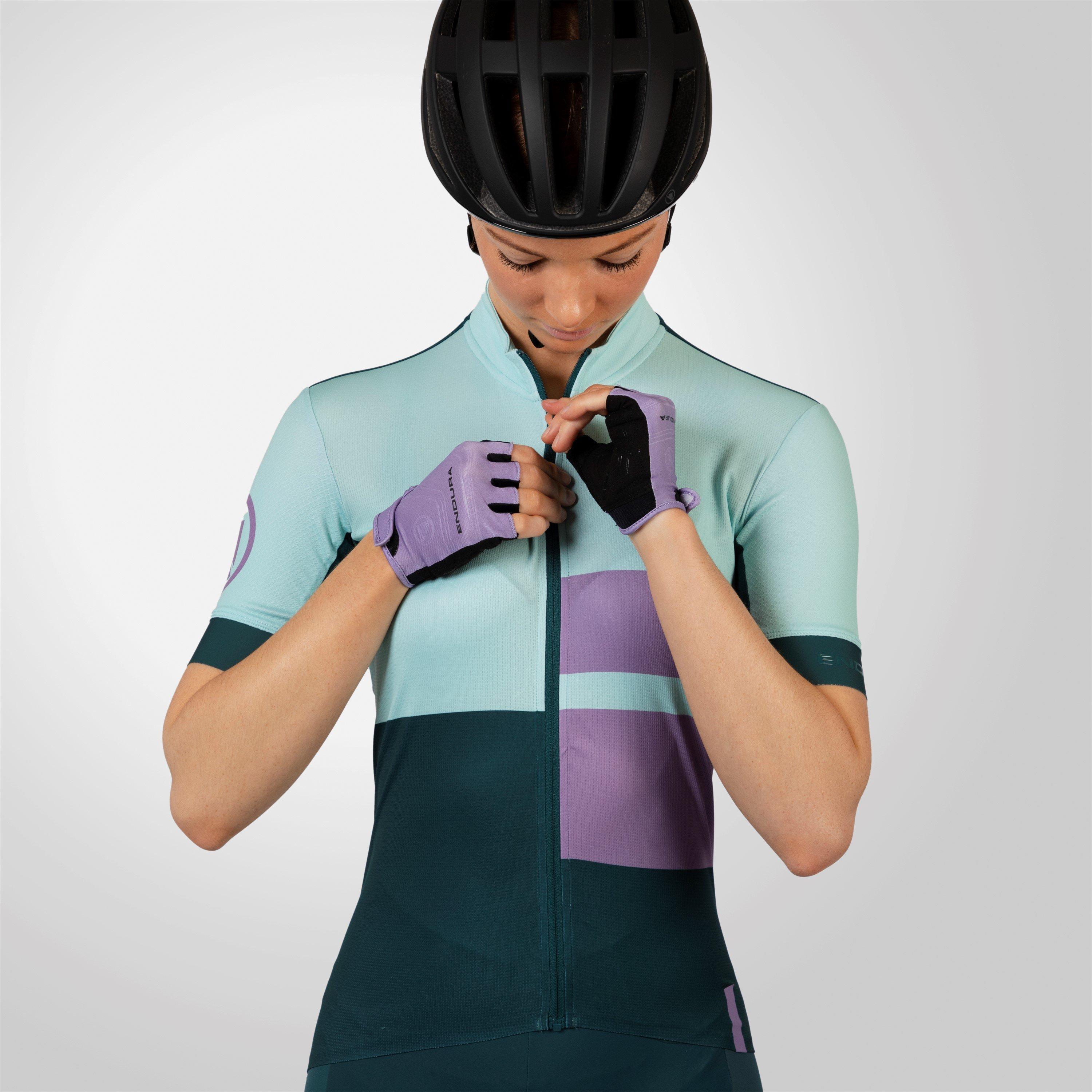Violet - Endura - FS260 Print Short Sleeve Jersey Ladies - 8