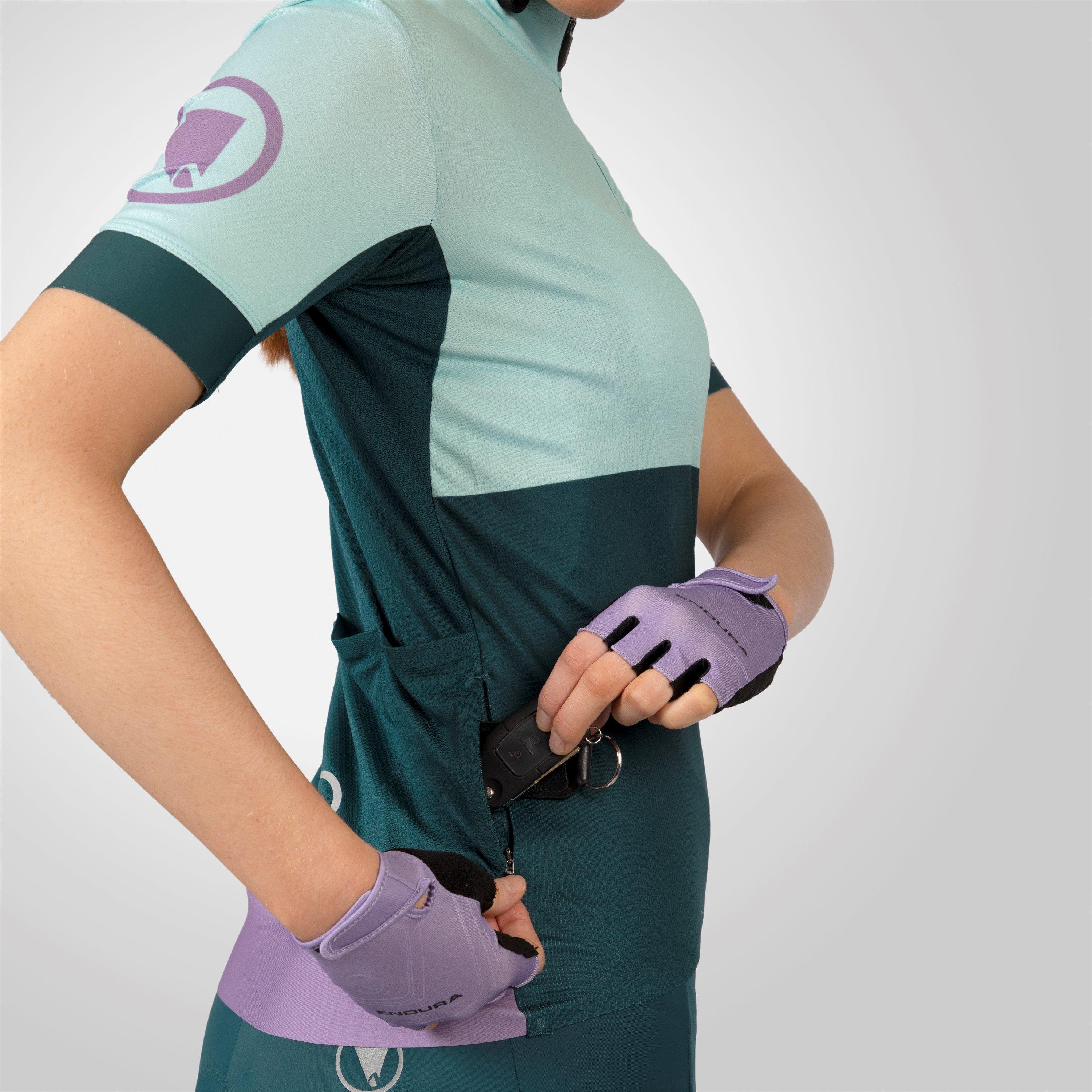Violet - Endura - FS260 Print Short Sleeve Jersey Ladies - 10
