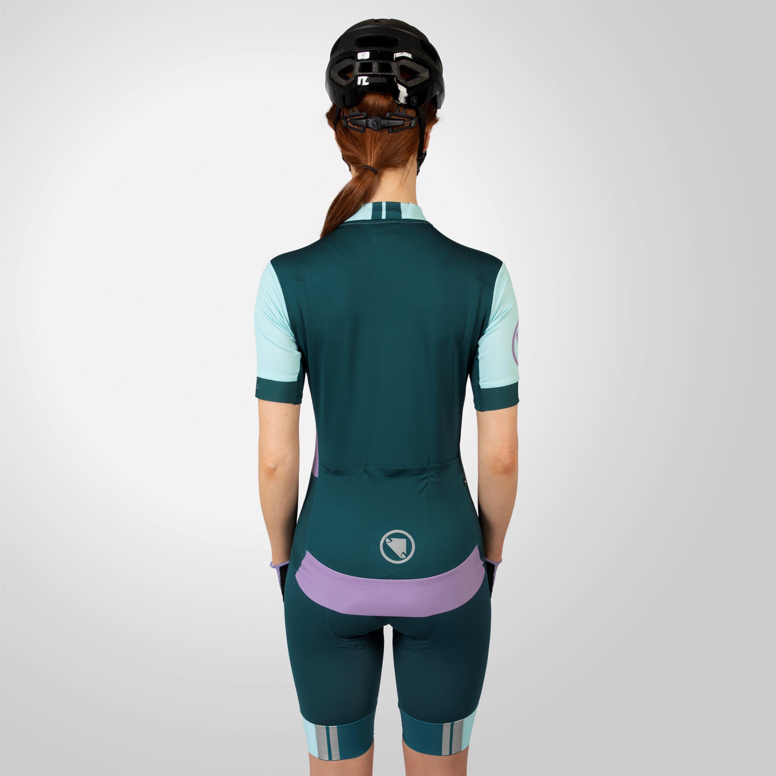 Violet - Endura - FS260 Print Short Sleeve Jersey Ladies - 3