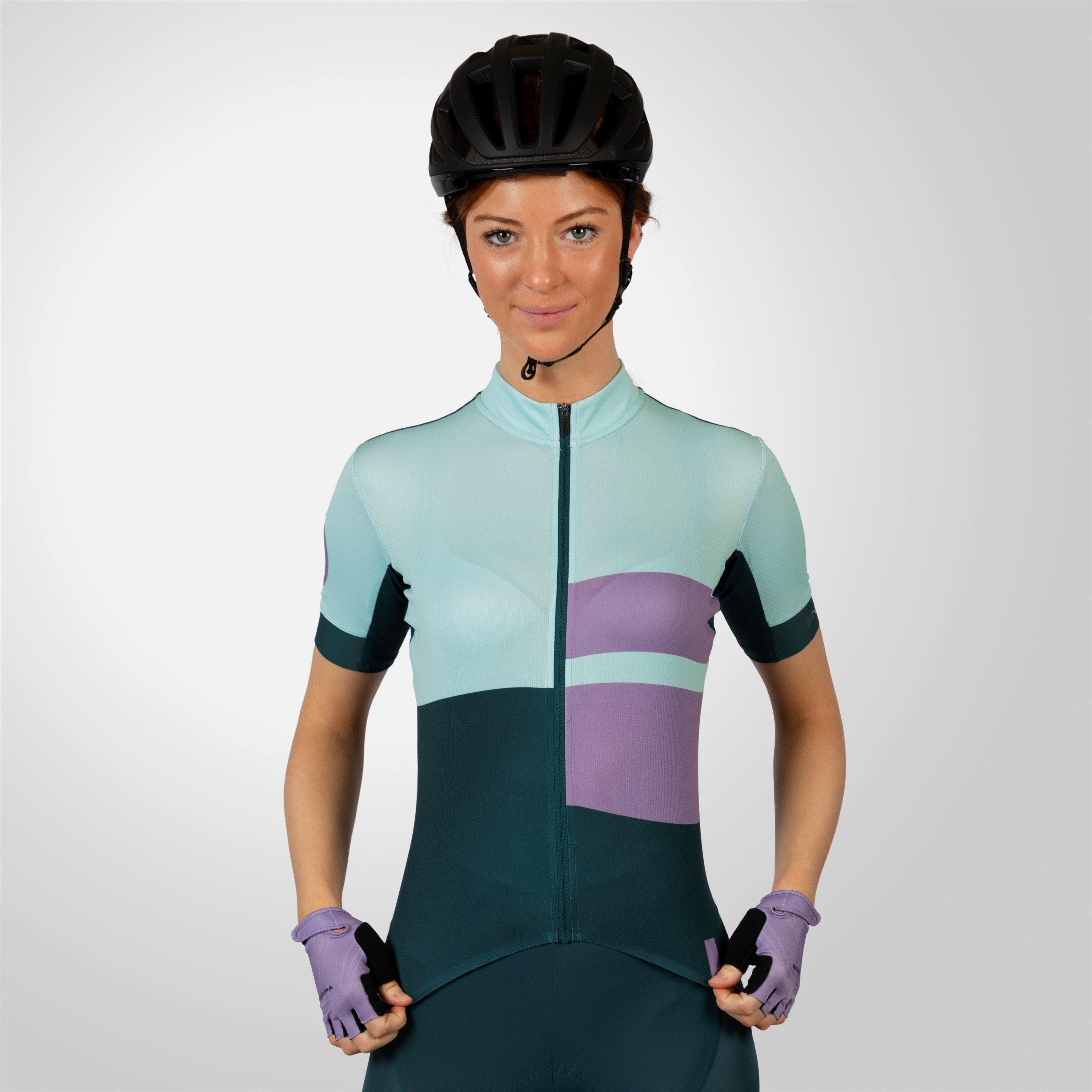 Violet - Endura - FS260 Print Short Sleeve Jersey Ladies - 5