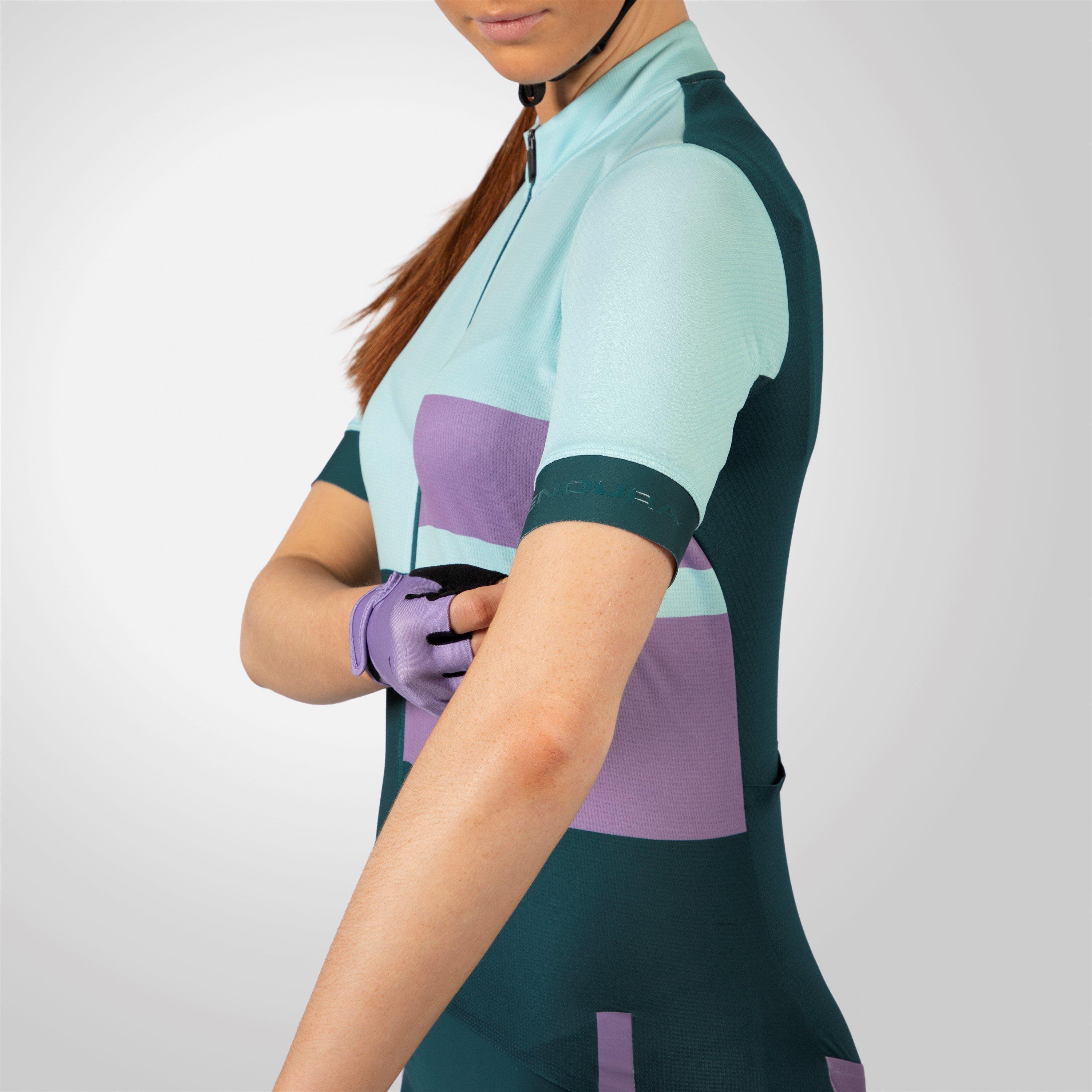 Violet - Endura - FS260 Print Short Sleeve Jersey Ladies - 7