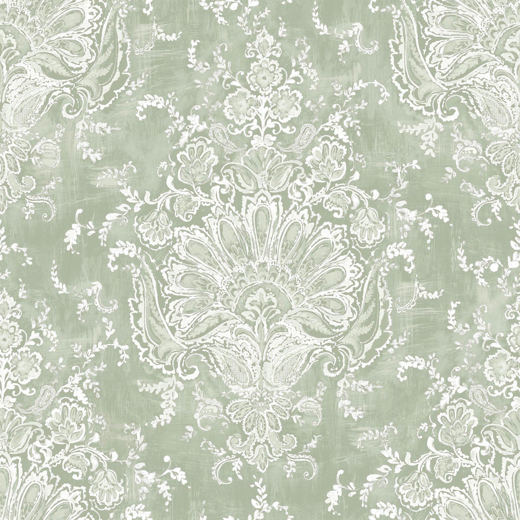 Sage - Laura Ashley - Maddox Sage Wallpaper - 3