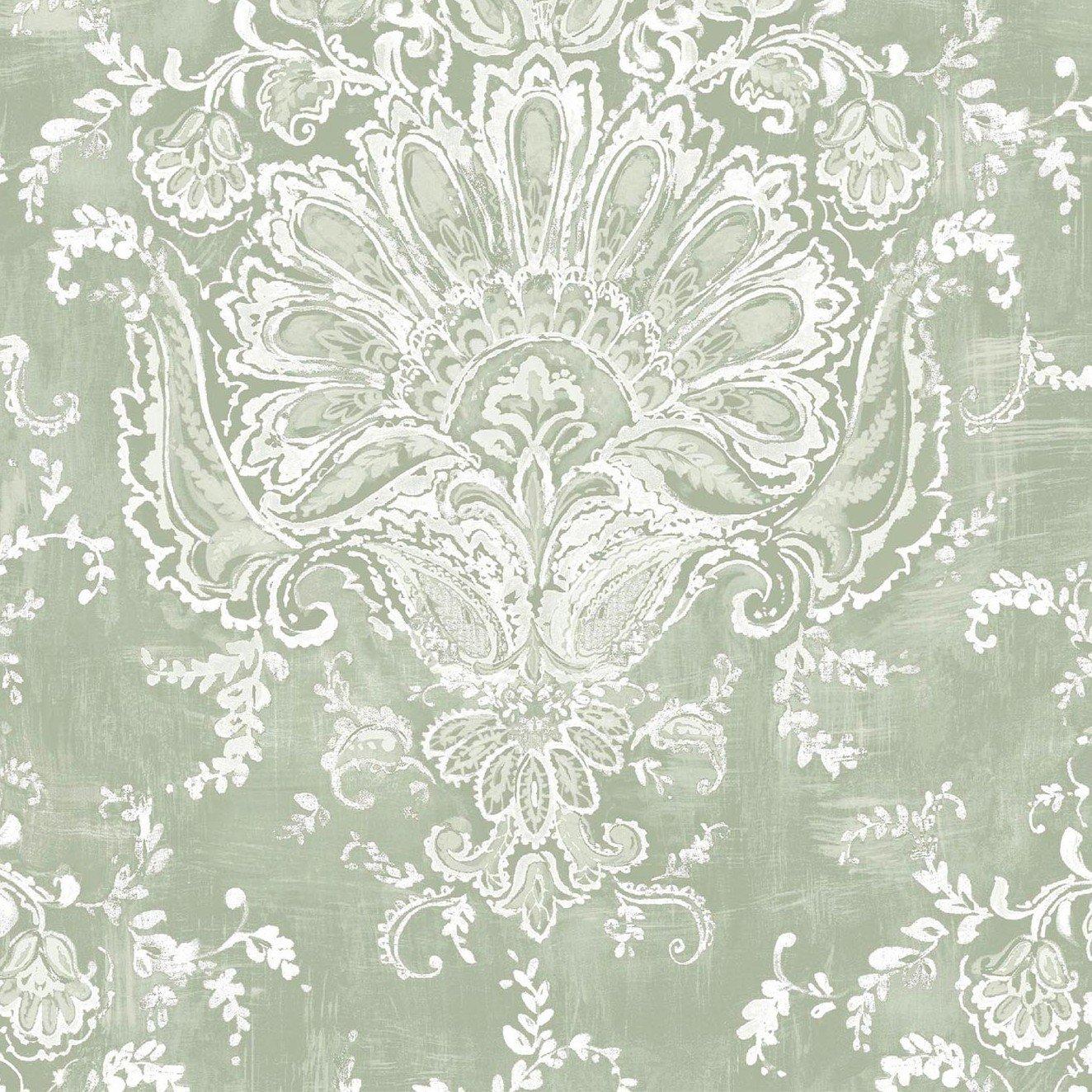 Sage - Laura Ashley - Maddox Sage Wallpaper - 5