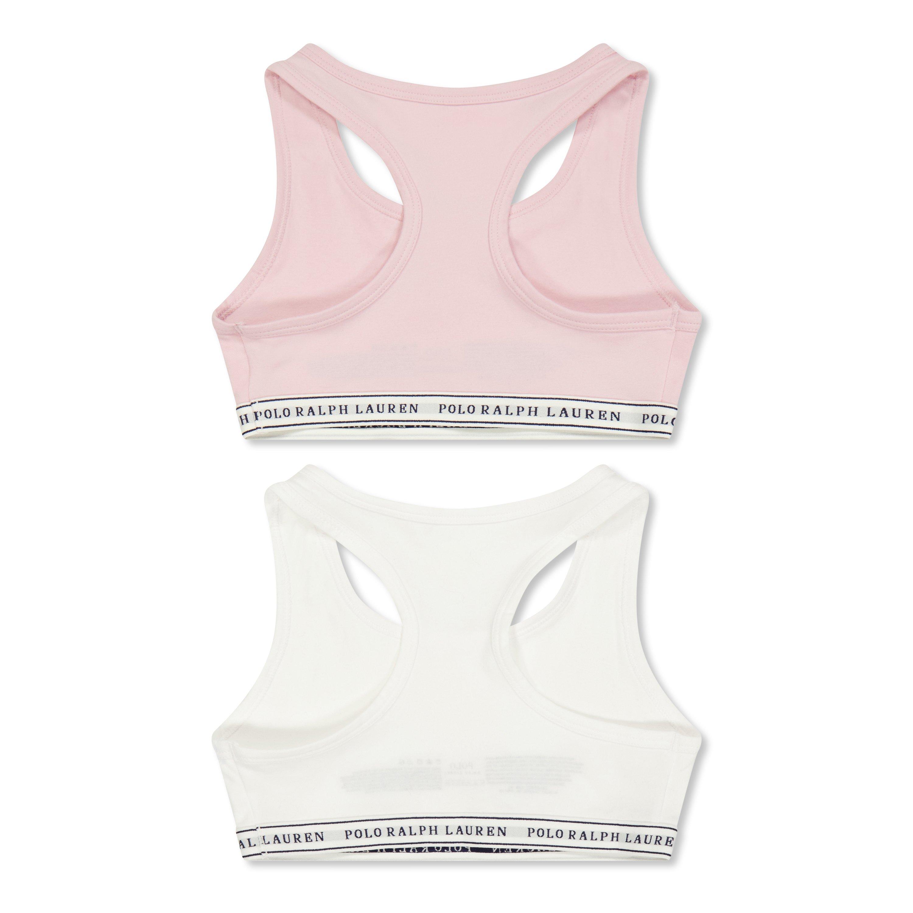 White 001 - Polo Ralph Lauren - Polo 2Pk Bralette Jn62 - 2