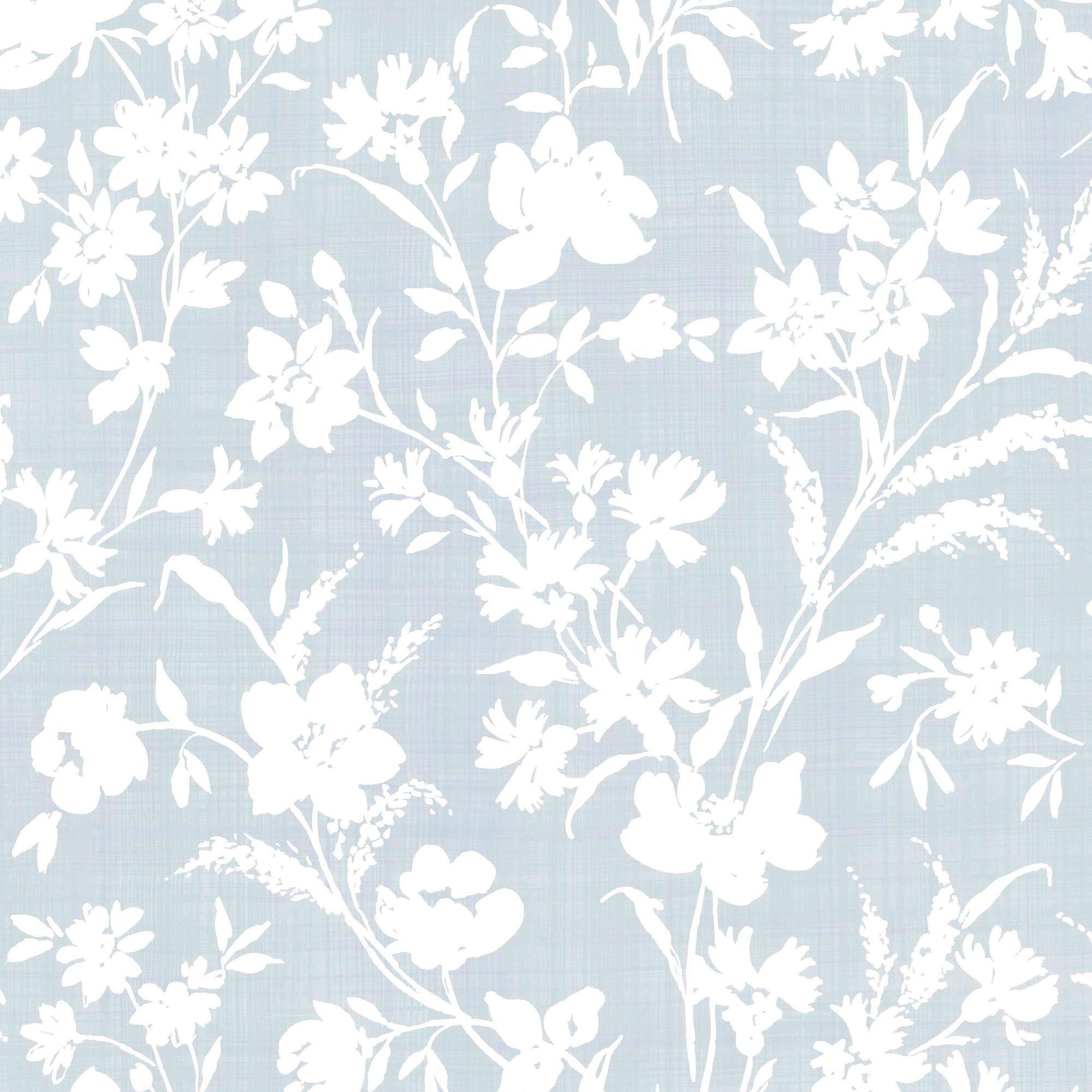 Blue - Laura Ashley - Rye Pale Seaspray Wallpaper - 2