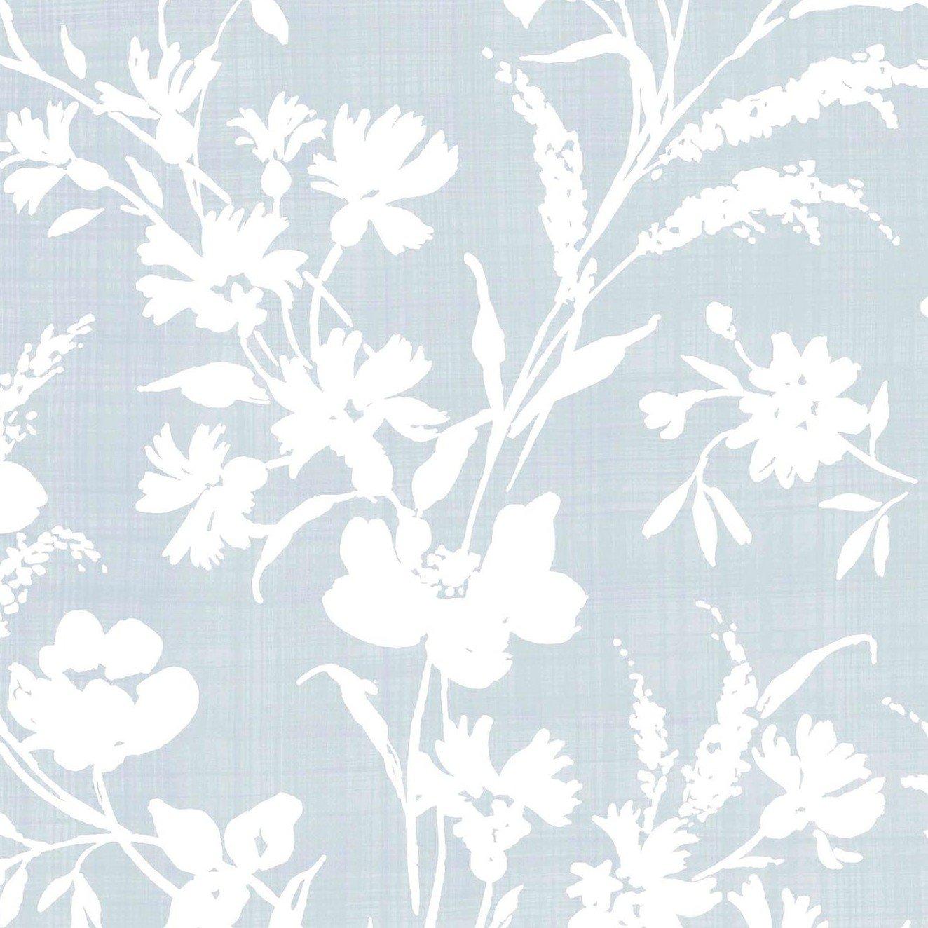 Blue - Laura Ashley - Rye Pale Seaspray Wallpaper - 10