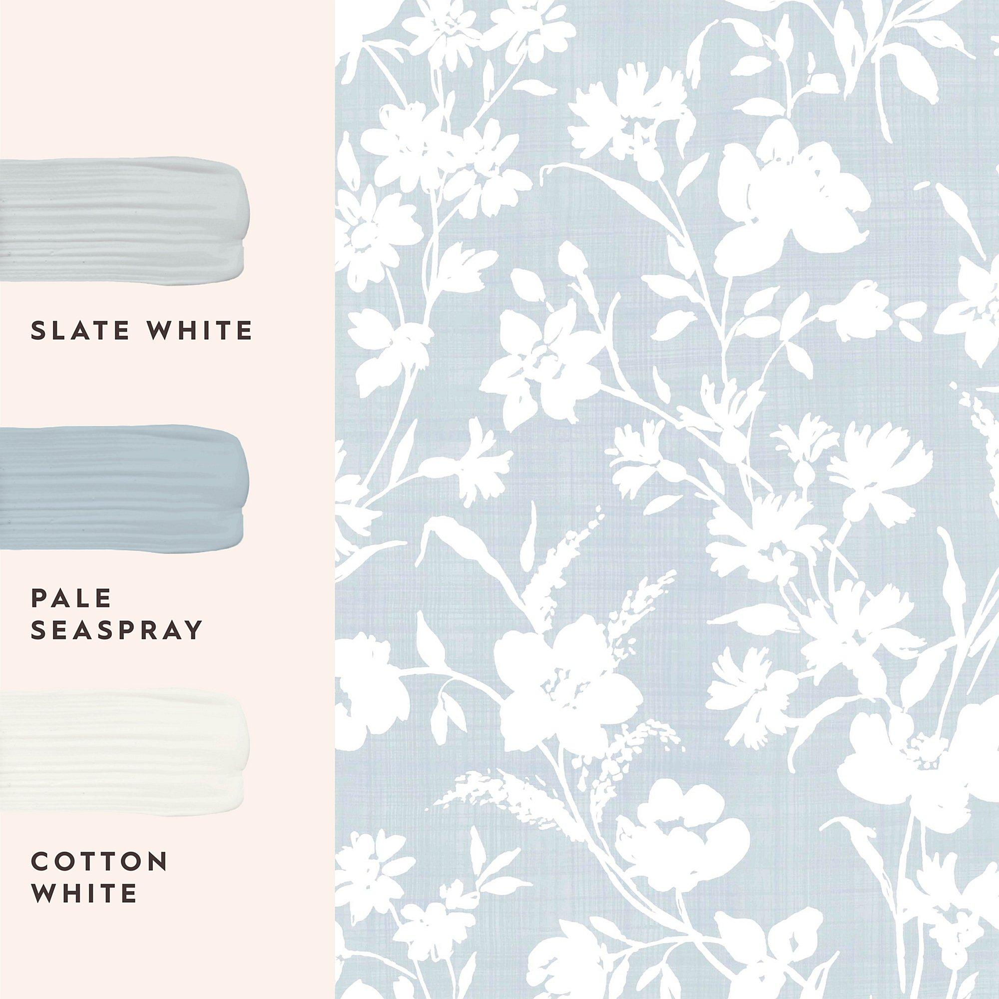 Blue - Laura Ashley - Rye Pale Seaspray Wallpaper - 4