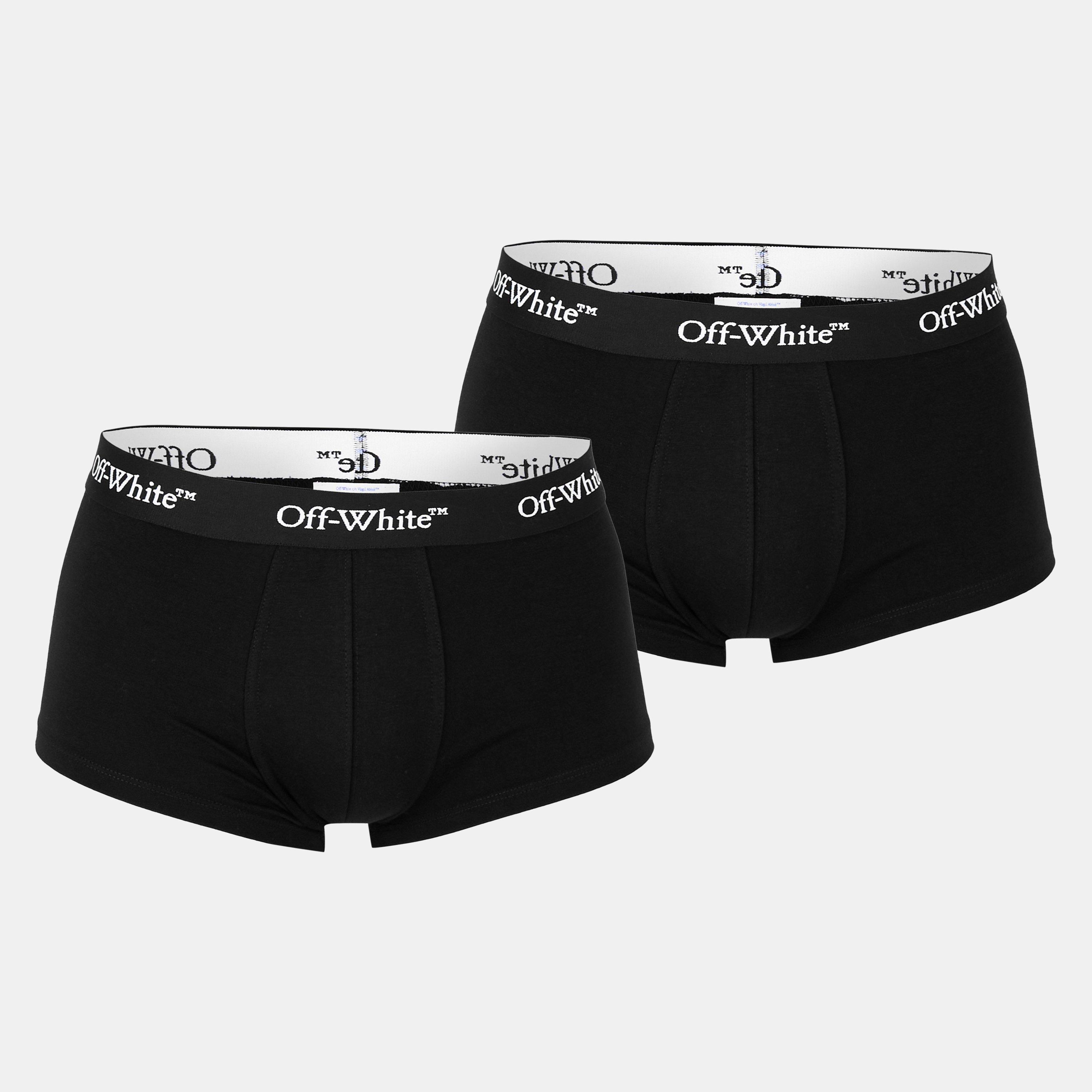 Off White Men's Bookish Boxers - Black - Small