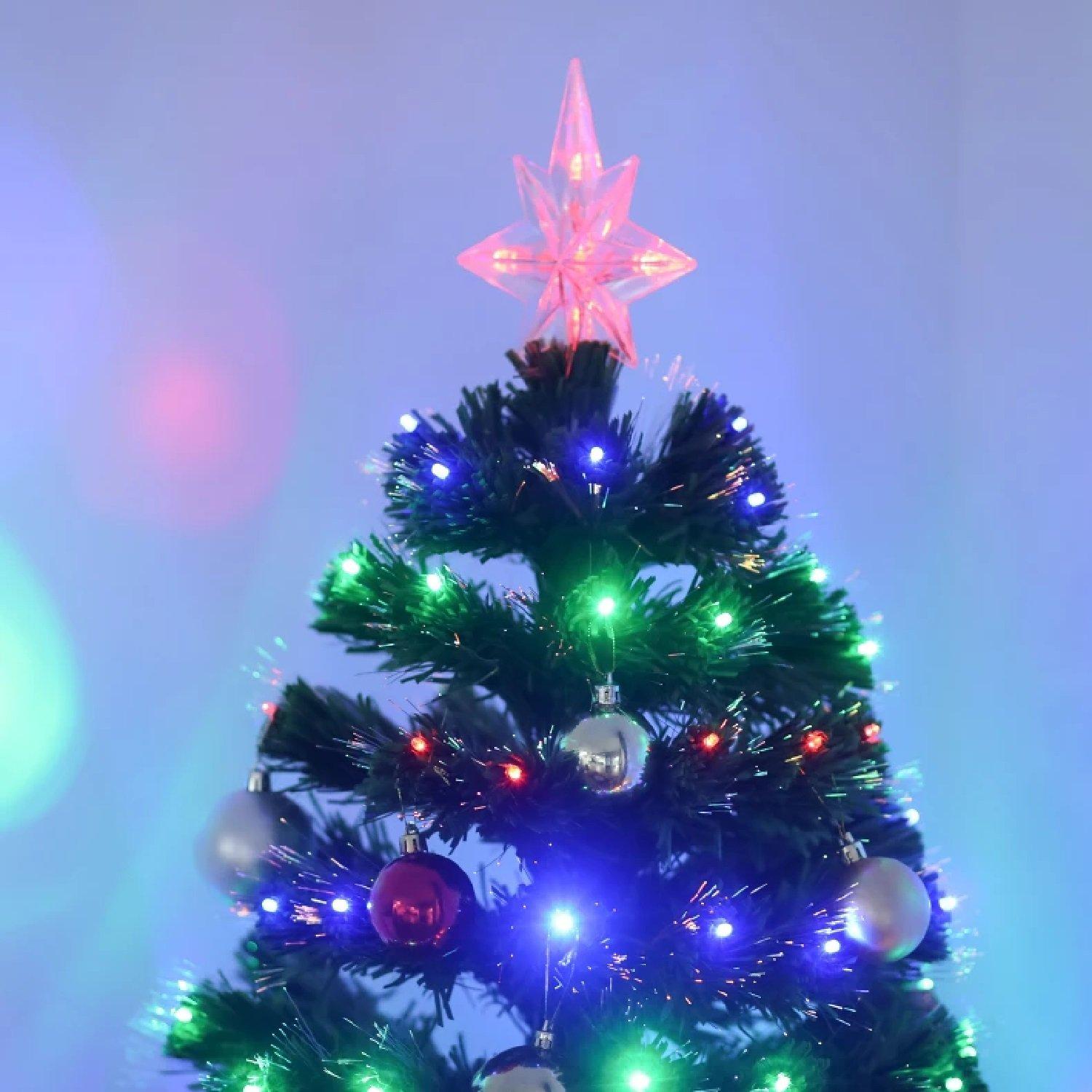 Multi - HOMCOM - Pre lit Artificial Christmas Tree - 3