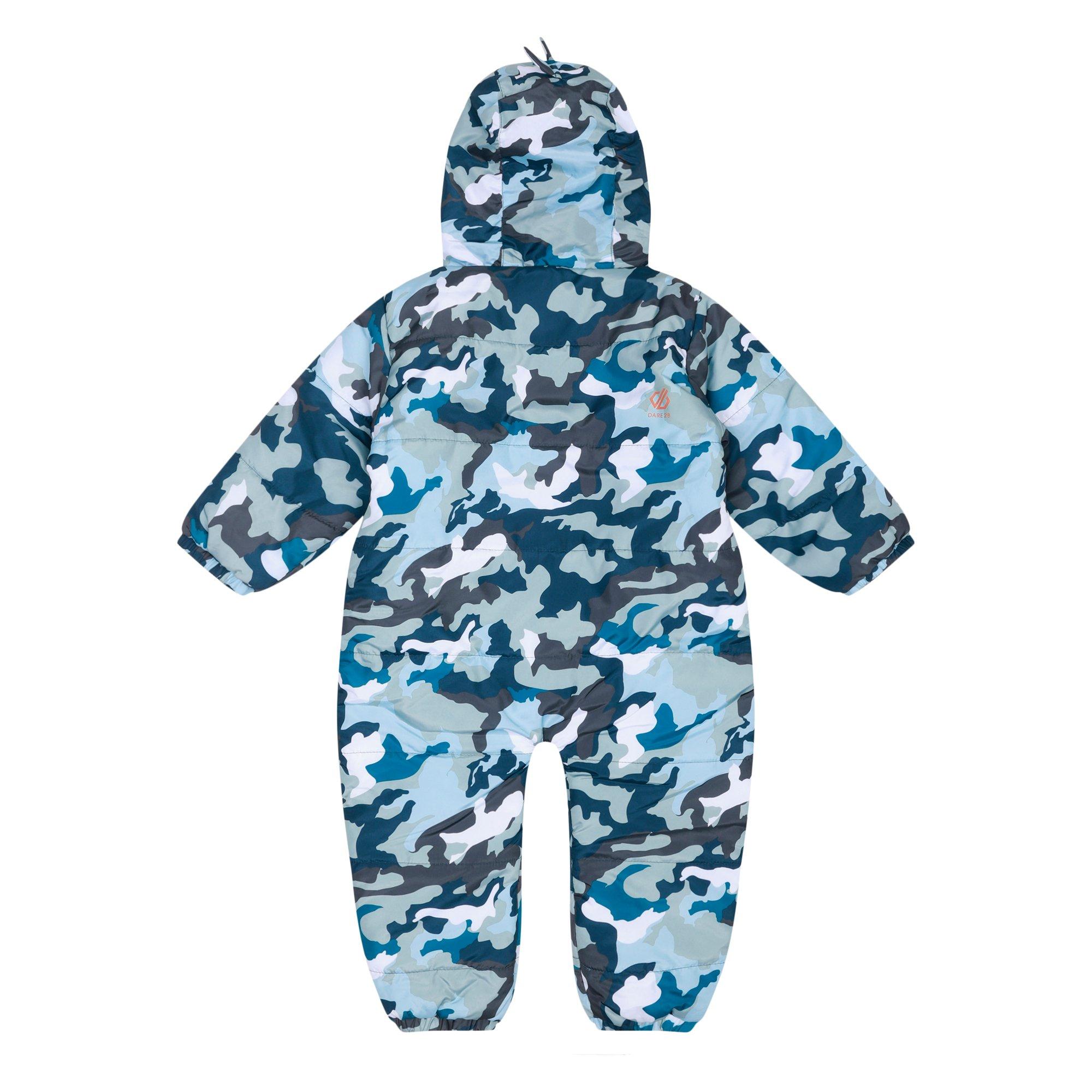 BlueCamoPrnt - Dare 2b - Kids' Bambino Waterproof Hooded Ski Suit - 2