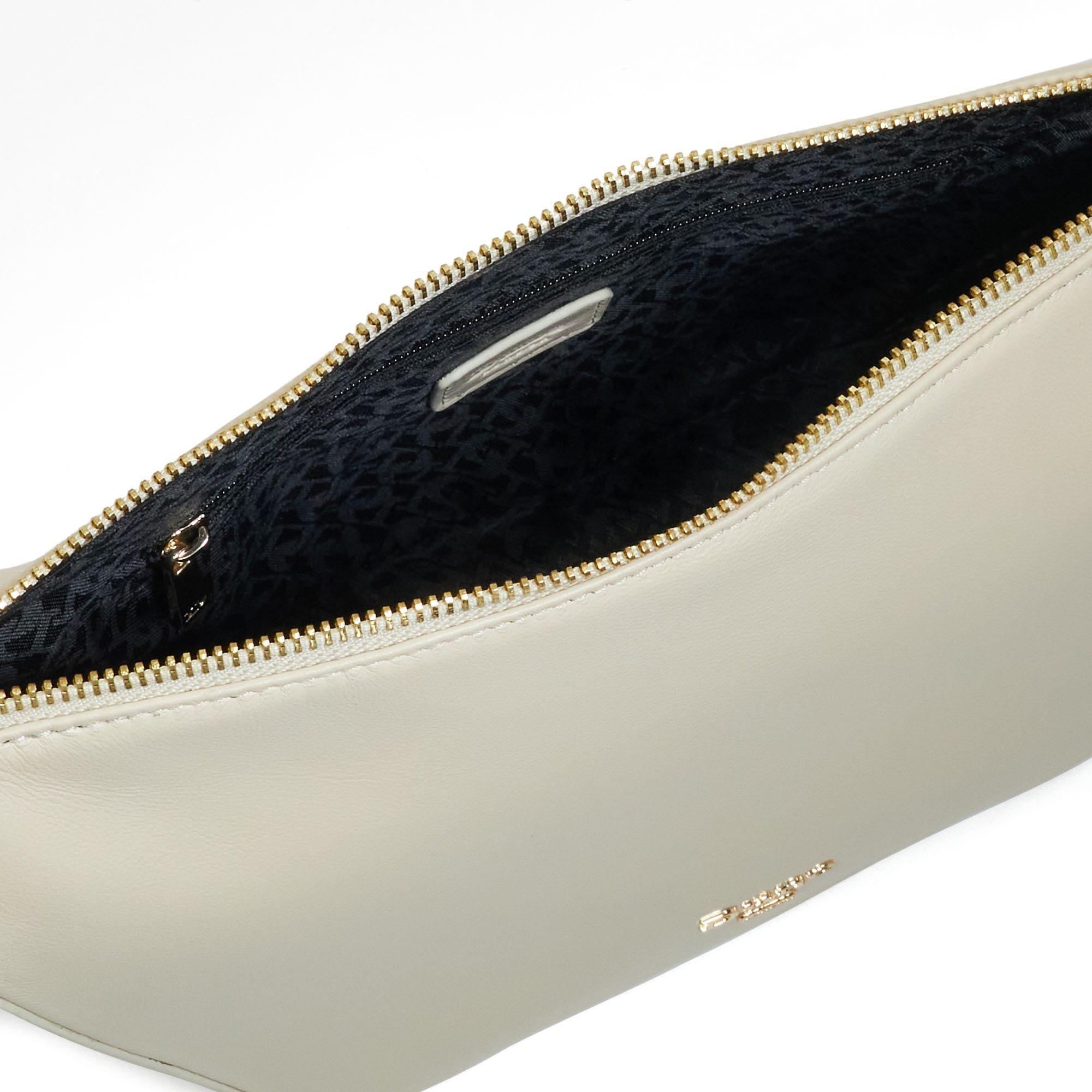 Ecru - Dune London - Delicately Suede Shoulder Bag - 4