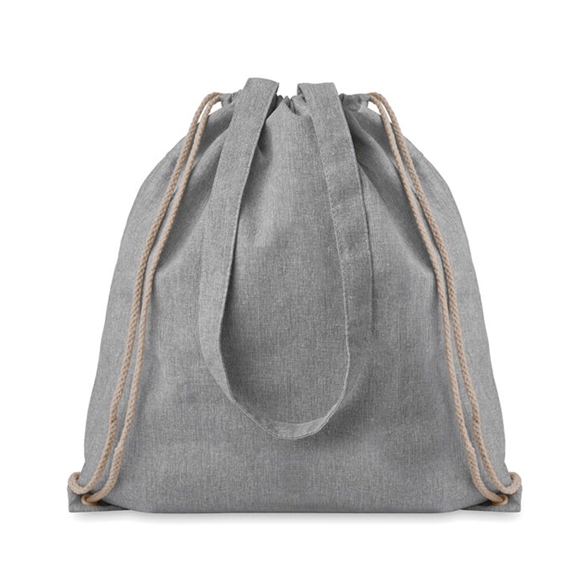 Treat Republic Grey Duo Drawstring Shopper Tote Bag