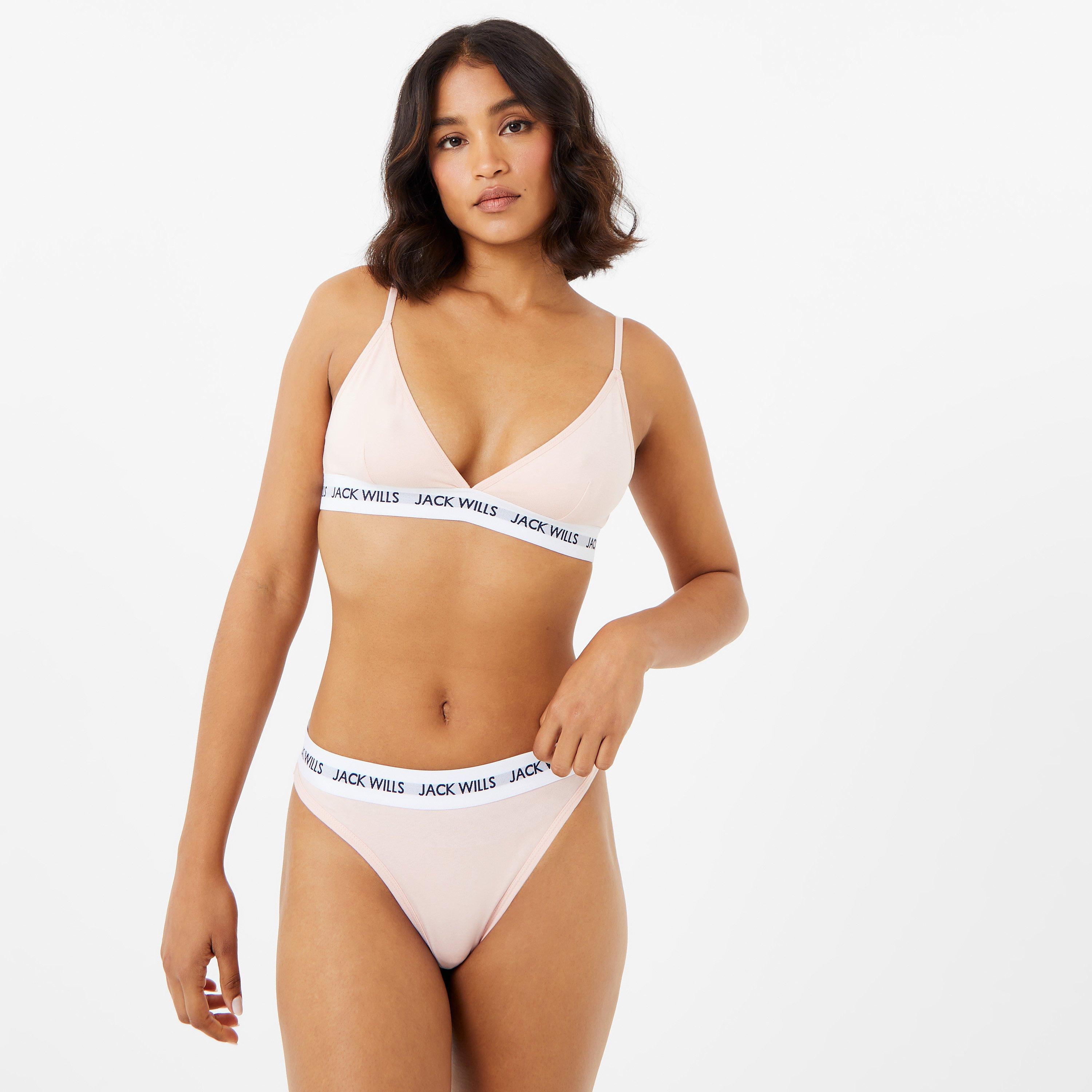 Rosa/Marino/Gris - Jack Wills - Jack Deptford Multipack Thong 3 Pack - 4