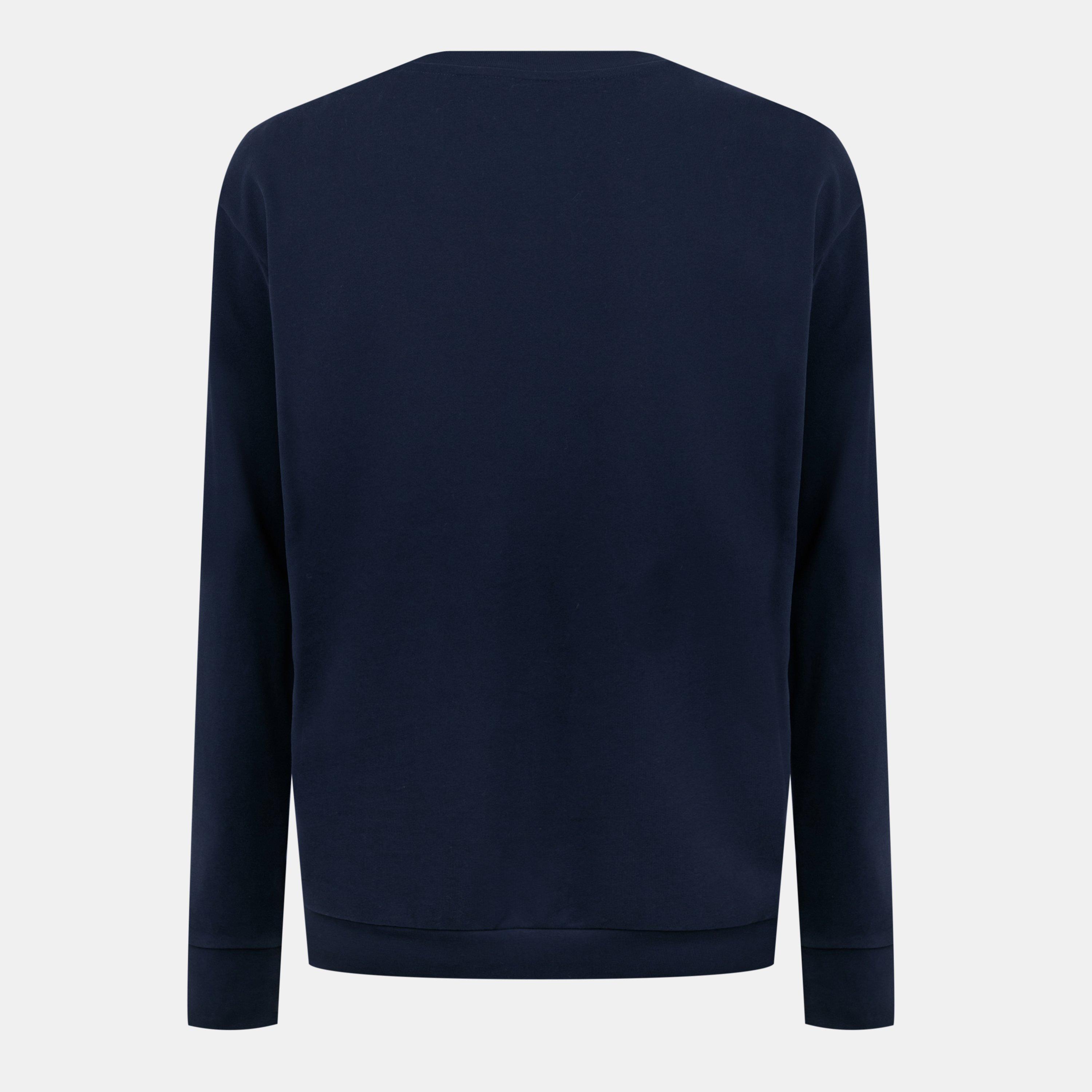 Dark Blue 405 - Hugo - Men's SprayLogo Pyjama Long Sleeve Top - 2