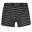 Noir - Lee Cooper - Lee 5 Pack Printed Boxer Shorts Mens - 8