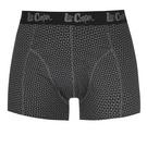 Noir - Lee Cooper - Lee 5 Pack Printed Boxer Shorts Mens - 9