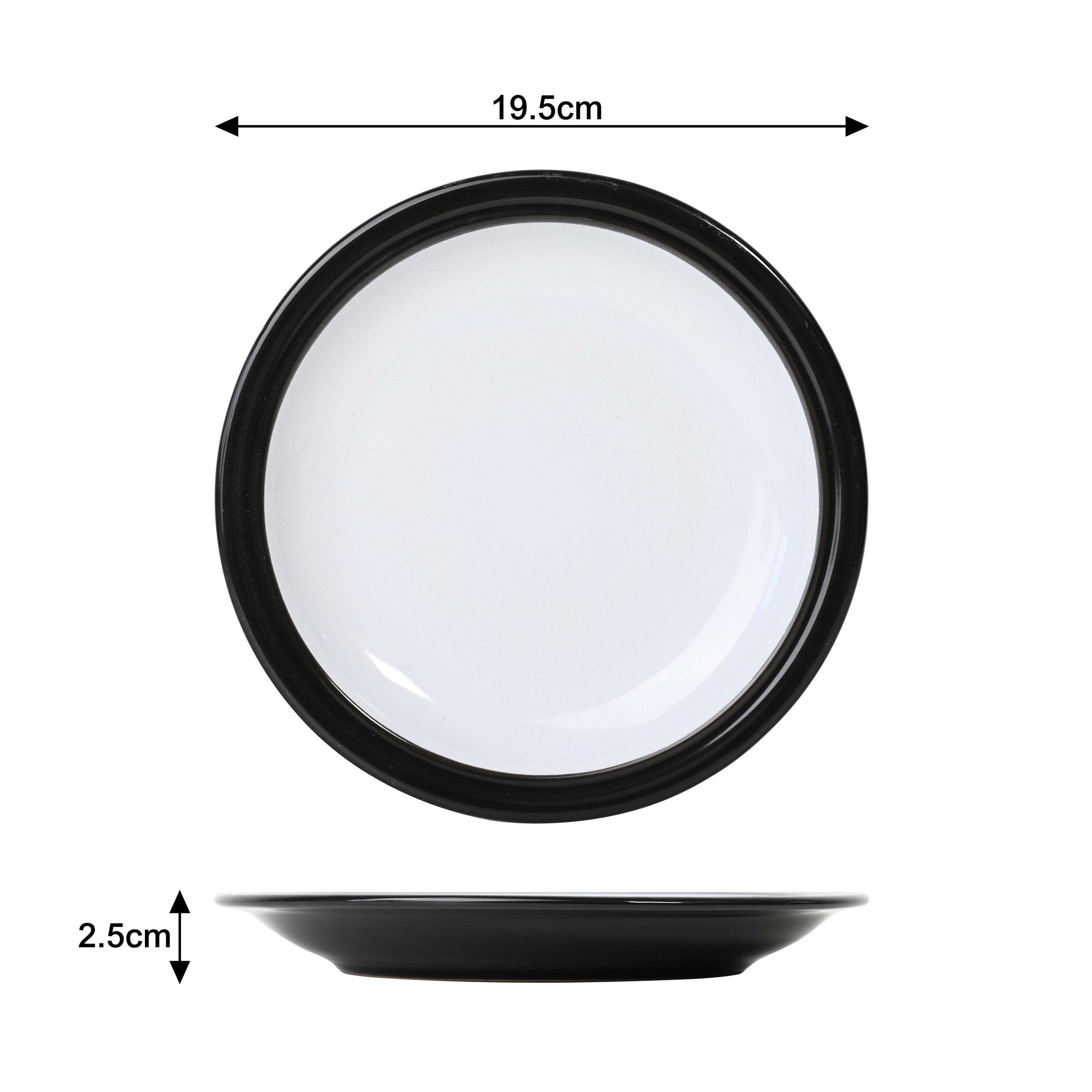 Black - Waterside - 16PC Camden Black Dinner Set - 5