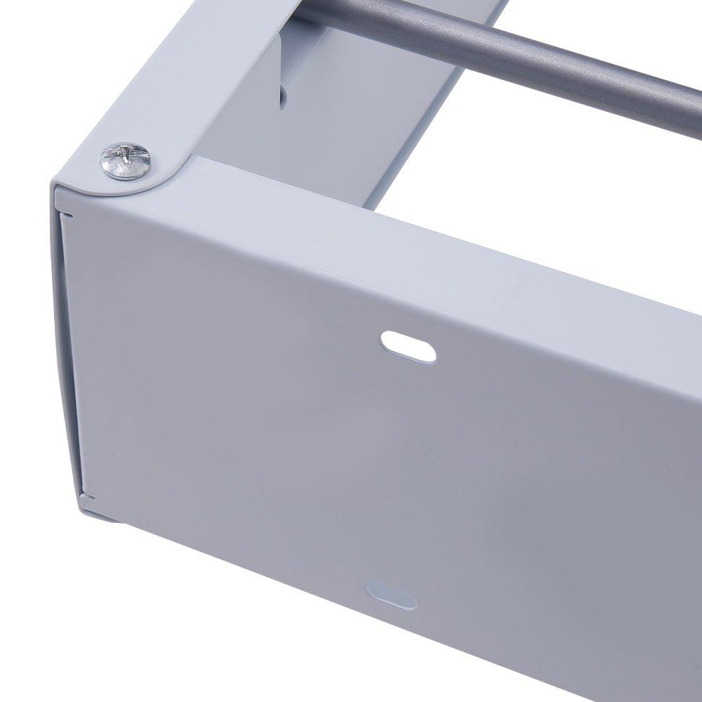 White - LIFE IDEAS - Space-Saving Wall Mounted Towel Drying Rack - 7