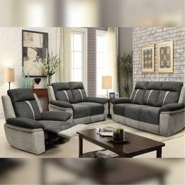 Comfy Living Manual Reclining Two Tone sofa Set