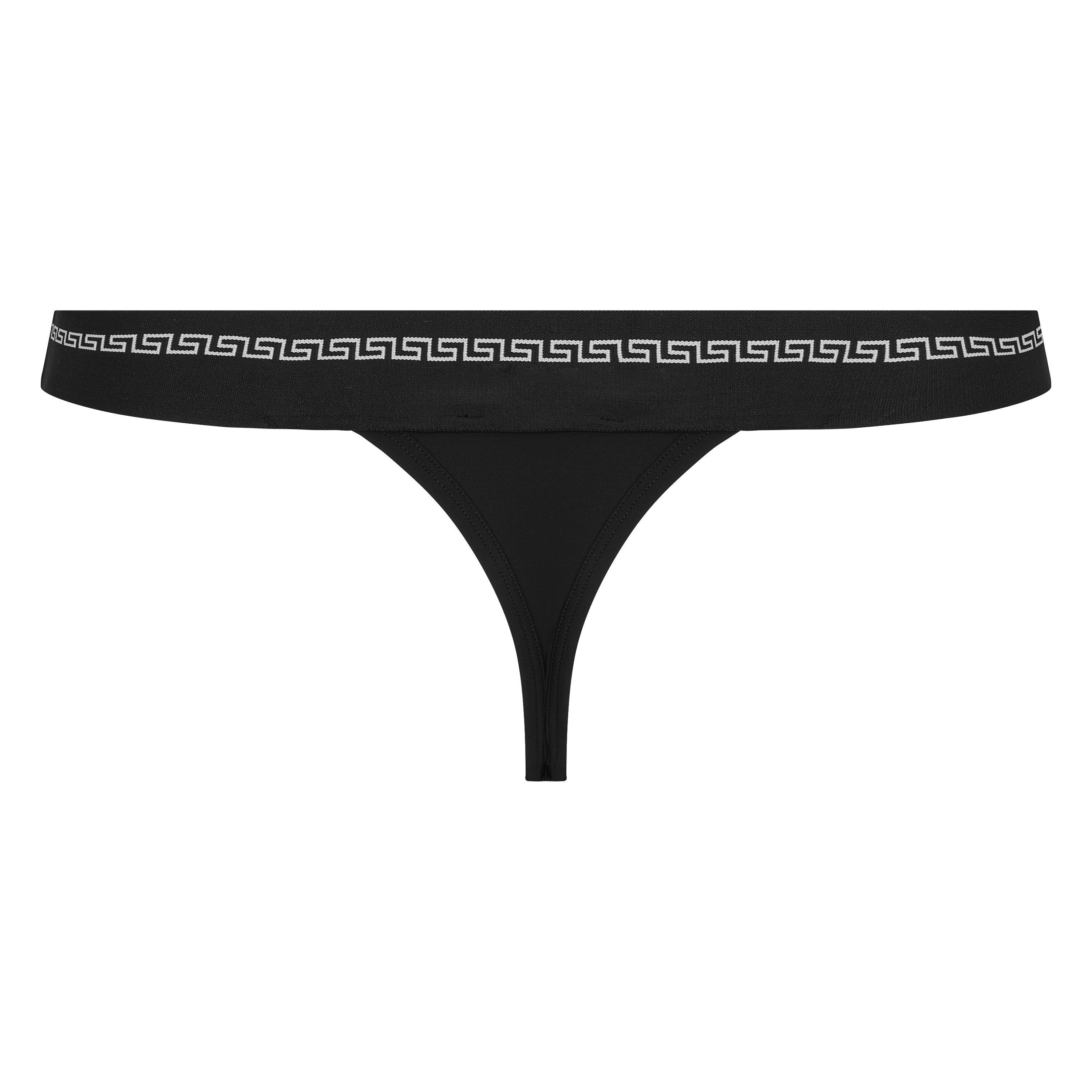 Black 1B000 - Versace Essentials - Essential Triangle Thong - 2