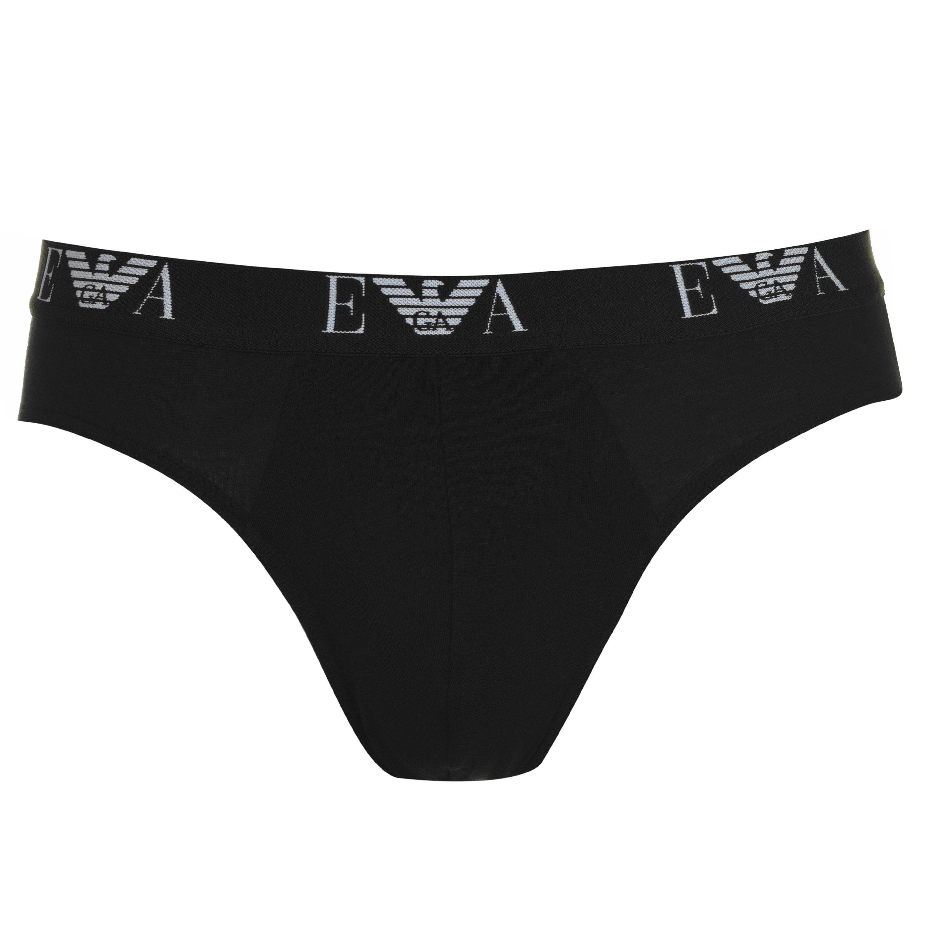 Negro 21320 - Emporio Armani - 3 Pack Briefs - 4