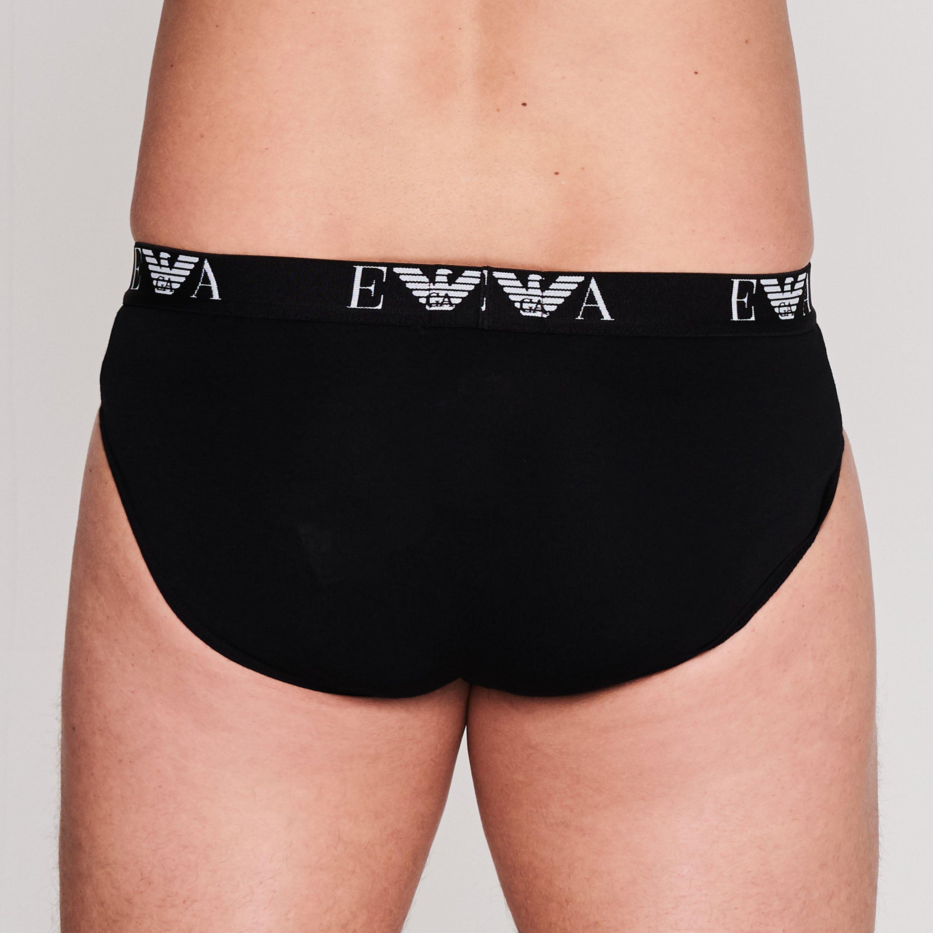 Negro 21320 - Emporio Armani - 3 Pack Briefs - 3