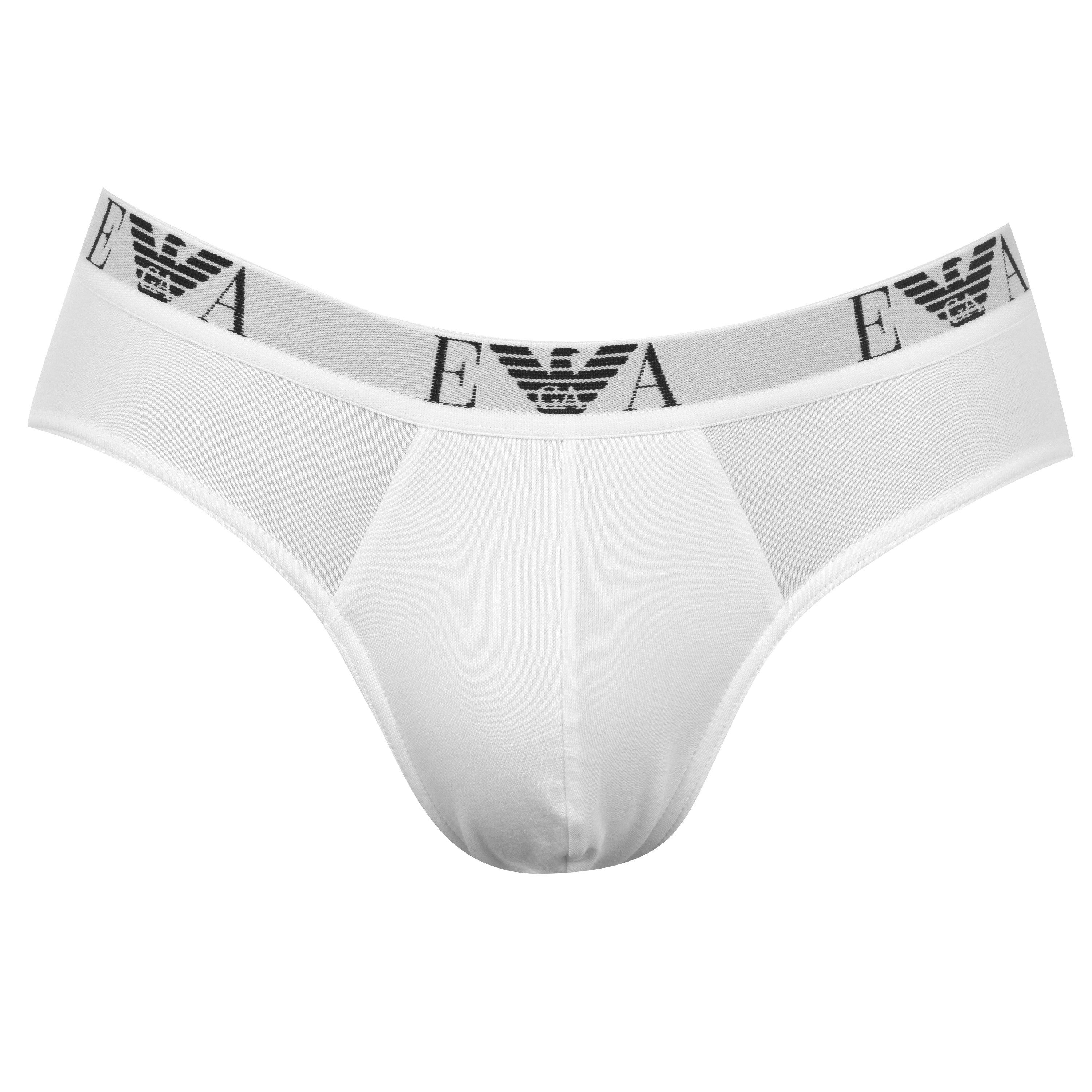 Blk/Nvy/Wh56110 - Emporio Armani - 3 Pack Briefs - 7
